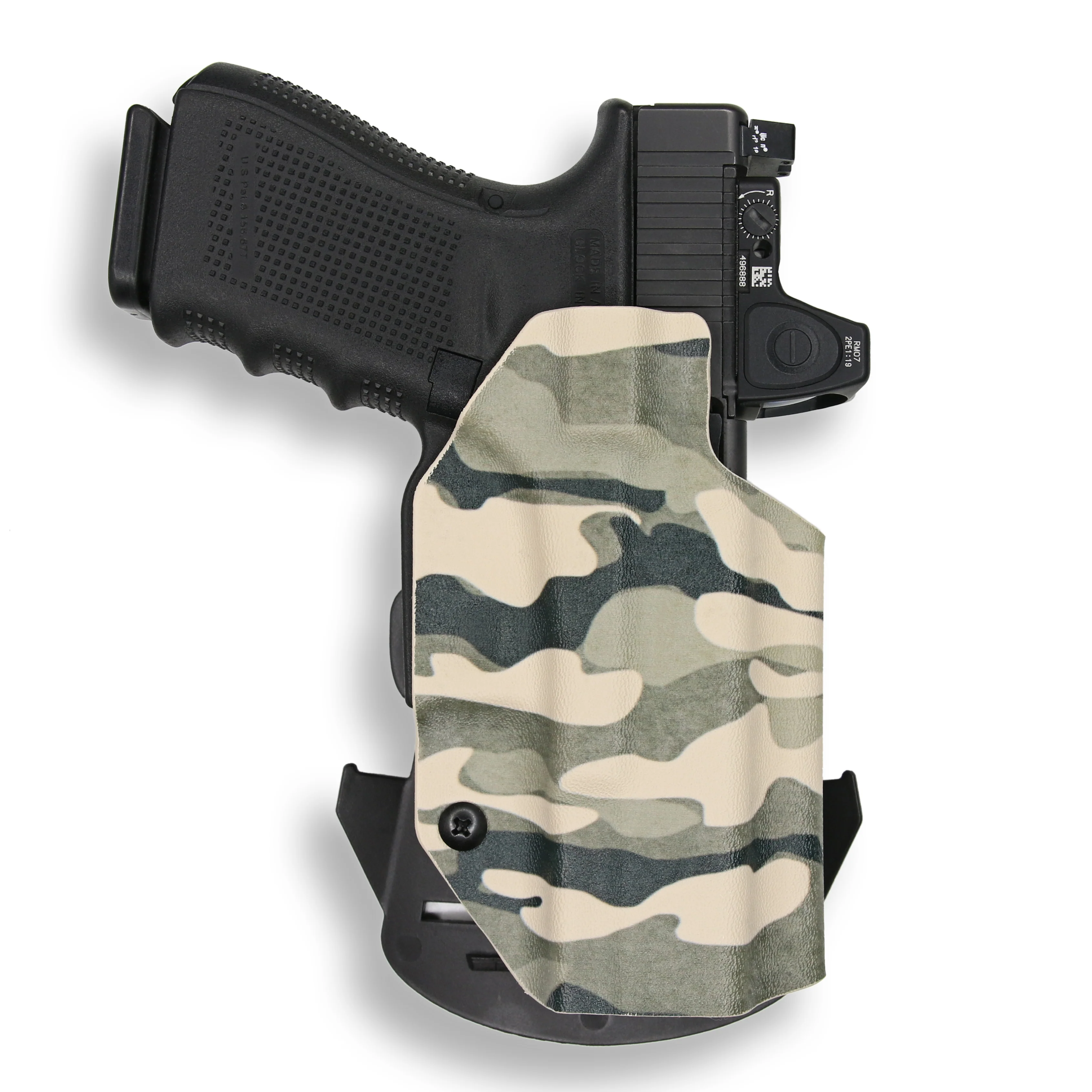 Glock 17 MOS with Streamlight TLR-7/7A/7X Light Red Dot Optic Cut OWB Holster - Image 19