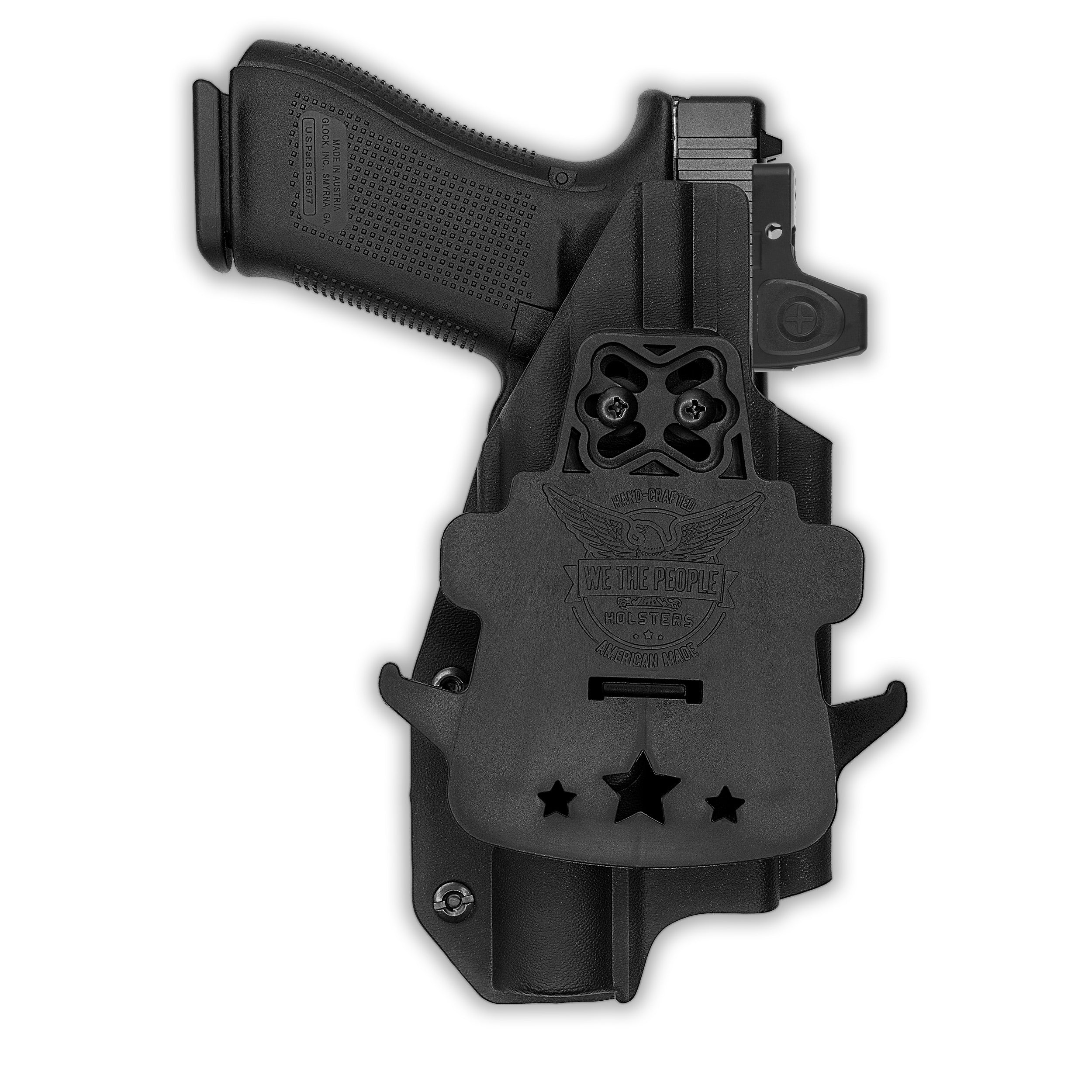 Glock 17 MOS with Surefire X300T-B Light Red Dot Optic Cut OWB Holster - Image 4
