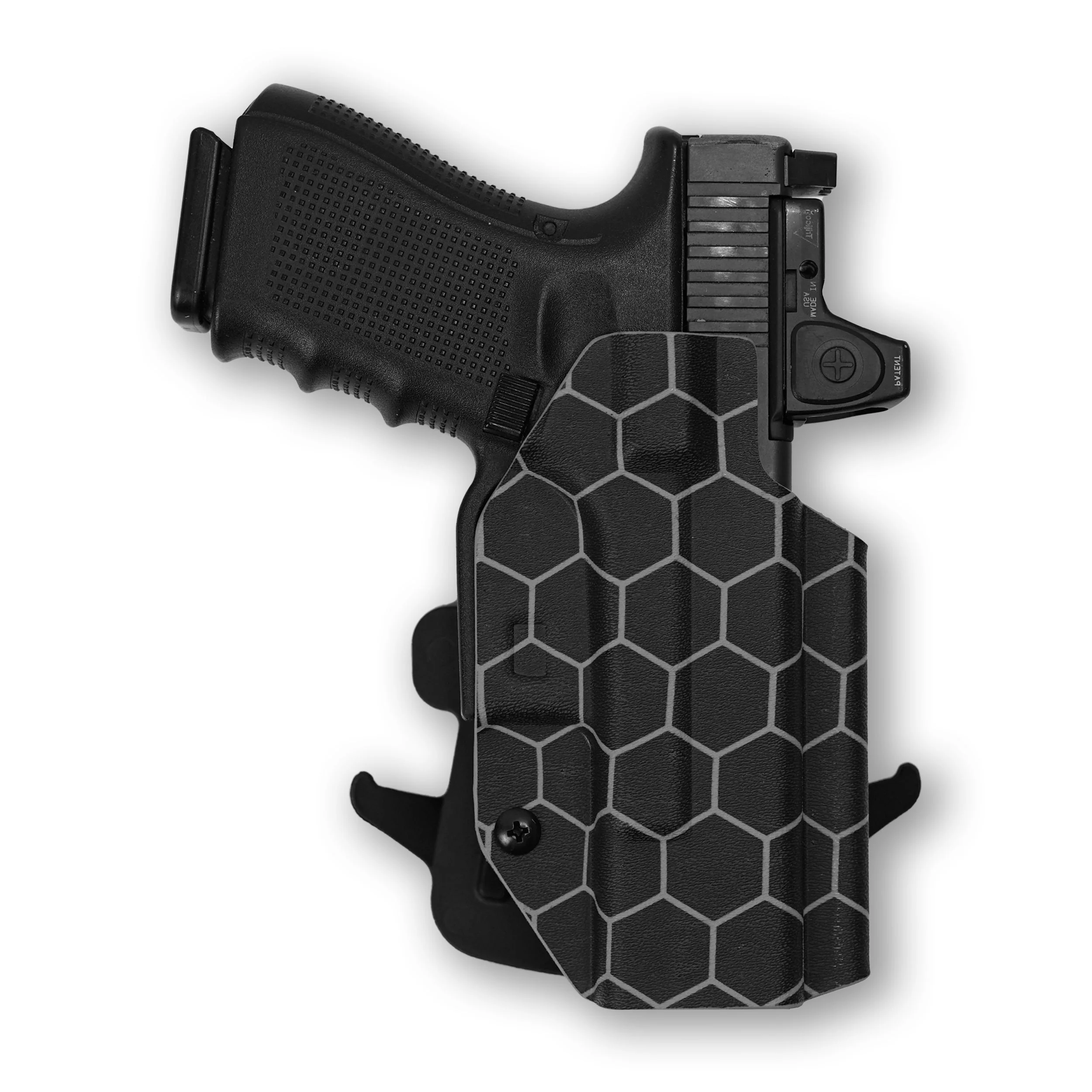 Glock 19/19X Gen 6 with Inforce WILD1 Light Red Dot Optic Cut OWB Holster - Image 63