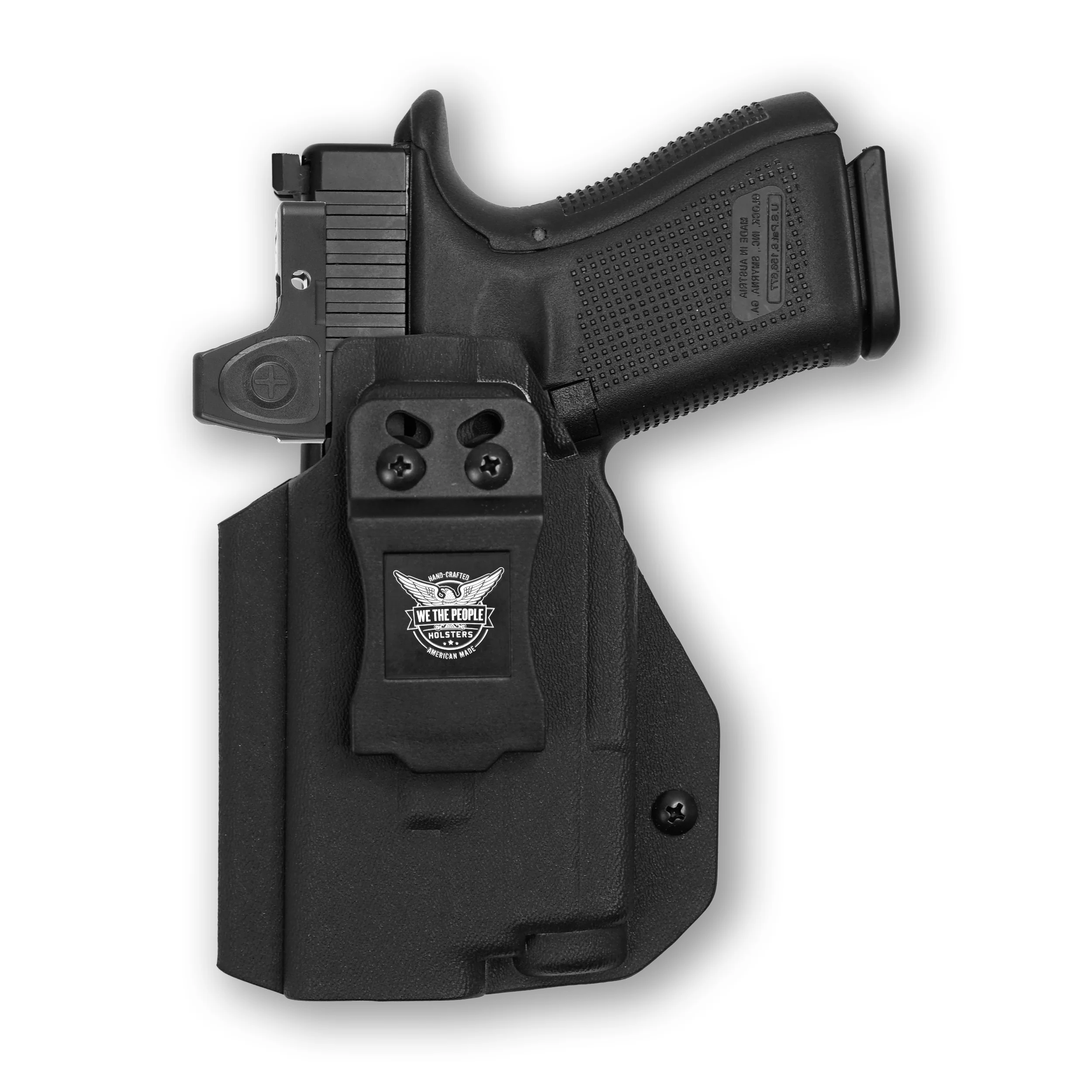 Glock 19/19X MOS with Olight Baldr S Light Red Dot Optic Cut IWB Holster - Image 3