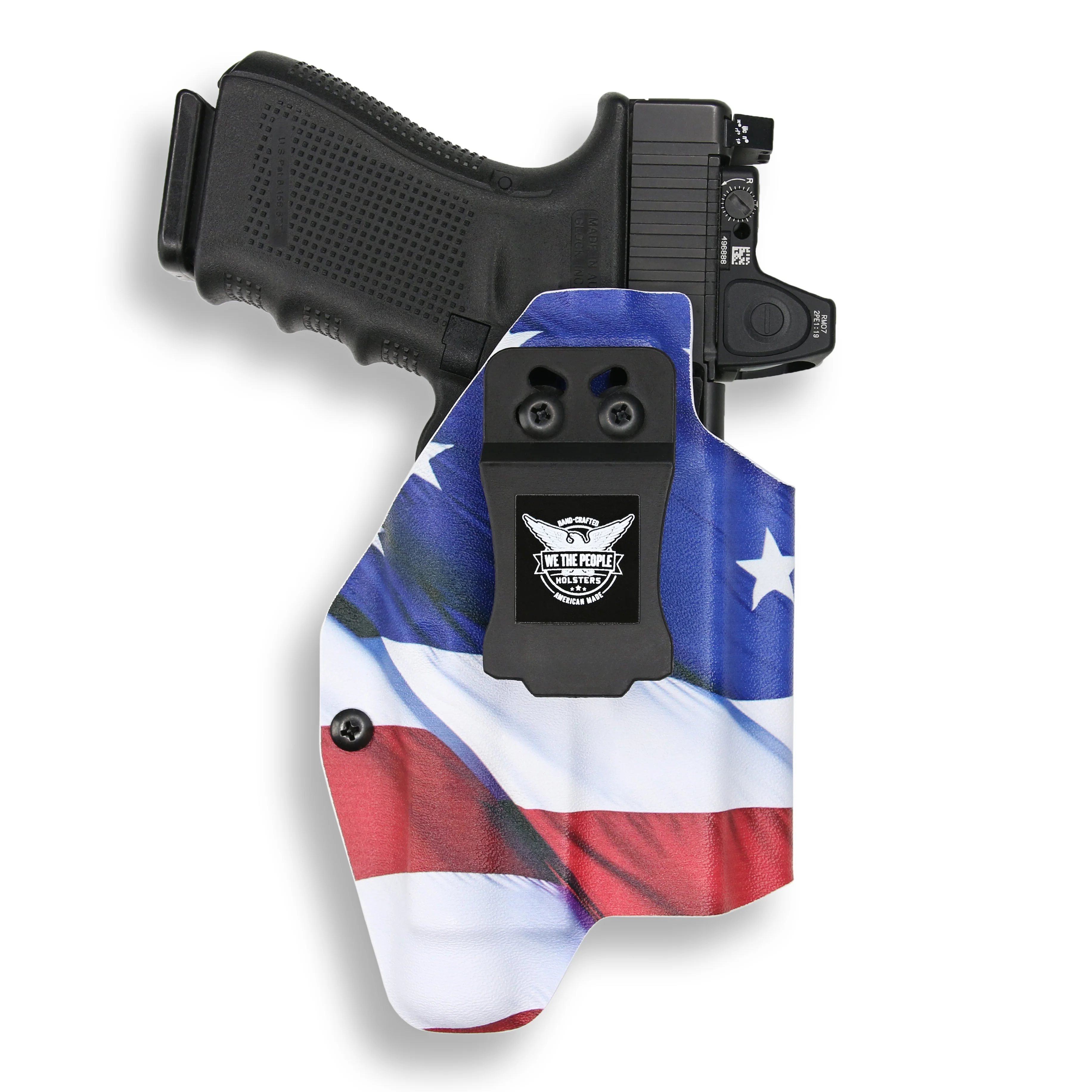 Glock 19/19X MOS with Streamlight TLR-1/1S/HL Light Red Dot Optic Cut IWB Holster - Image 9