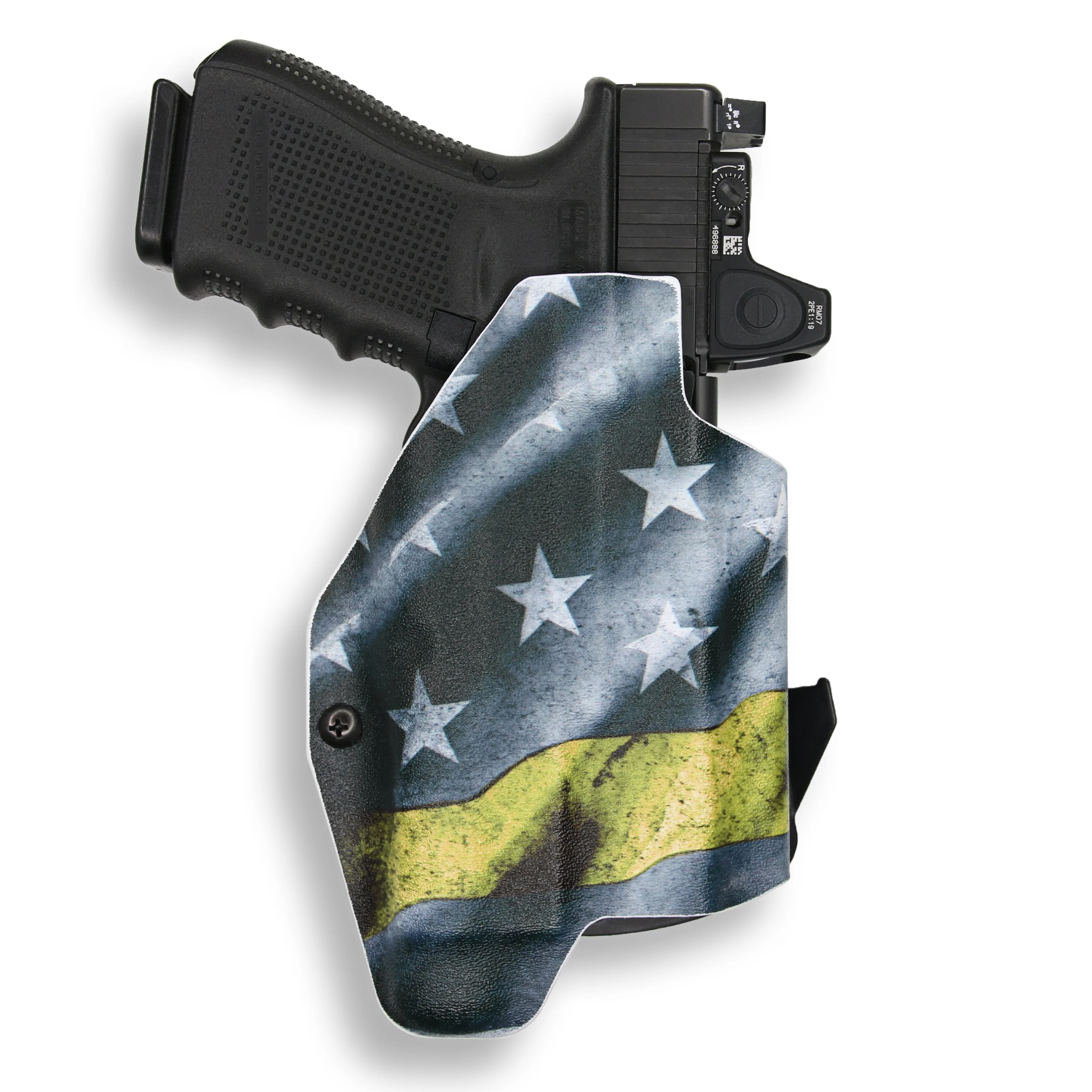 Glock 19/19X MOS with Streamlight TLR-1/1S/HL Light Red Dot Optic Cut OWB Holster - Image 15