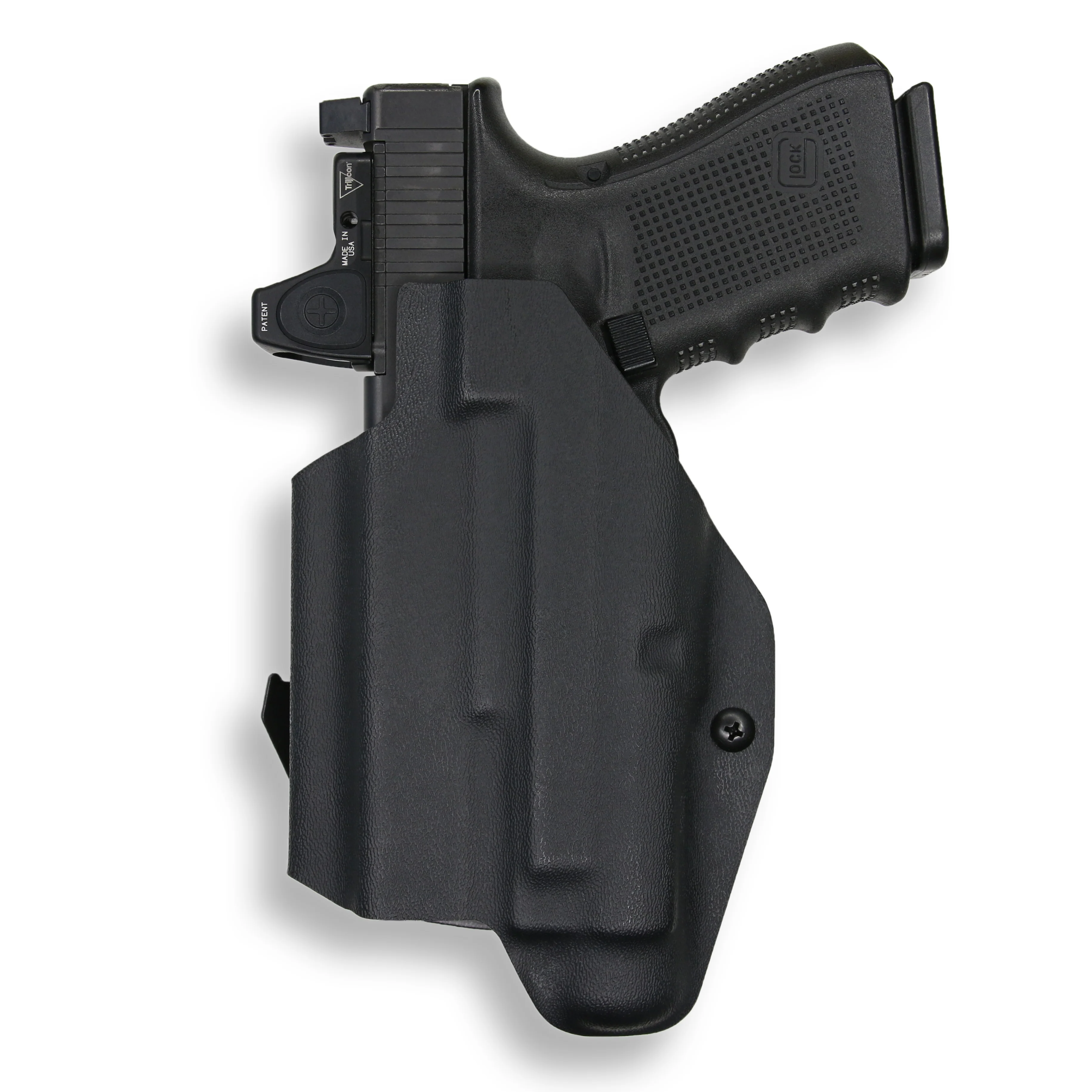 Glock 19/19X MOS with Streamlight TLR-1/1S/HL Light Red Dot Optic Cut OWB Holster - Image 3