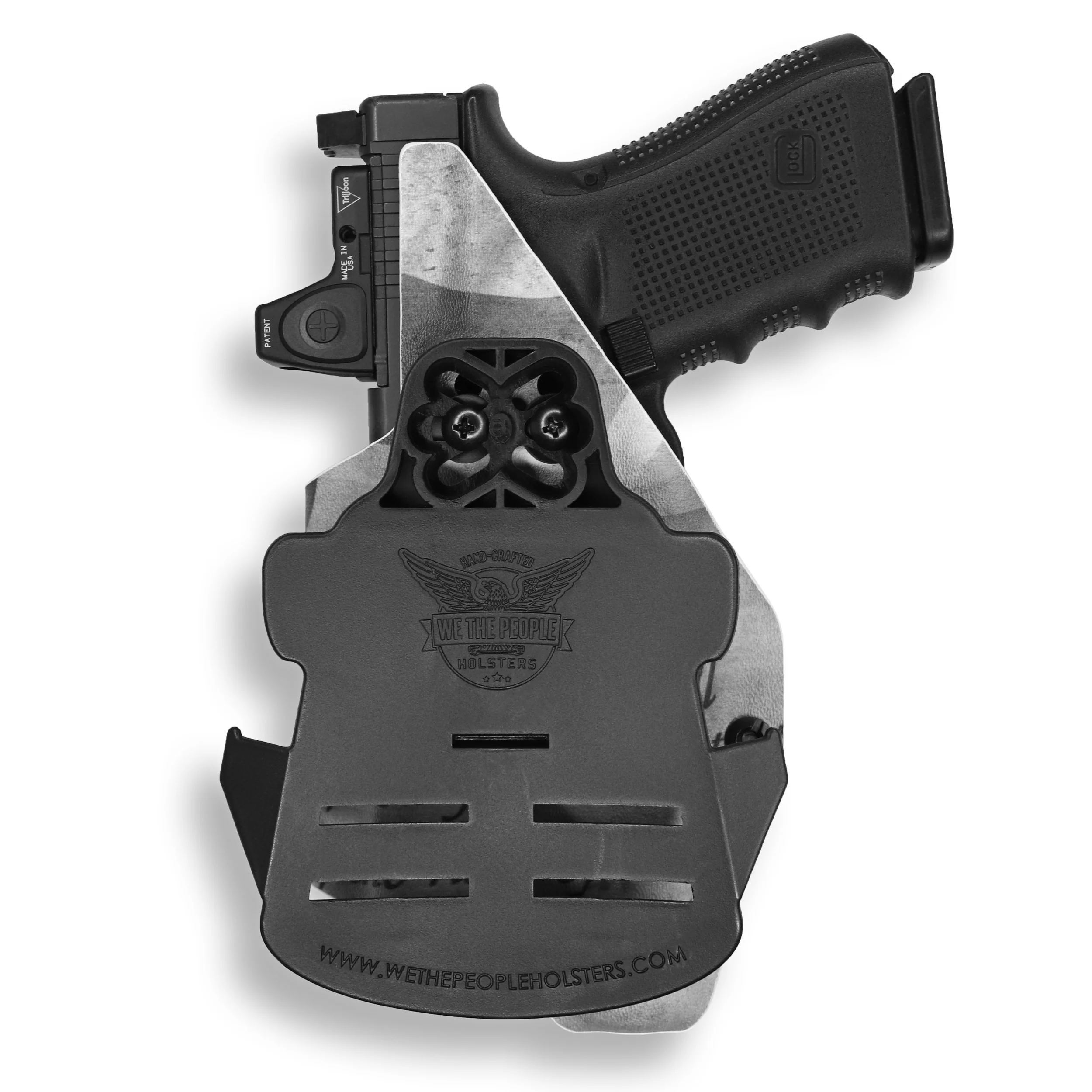 Glock 19/19X MOS with Streamlight TLR-1/1S/HL Light Red Dot Optic Cut OWB Holster - Image 36