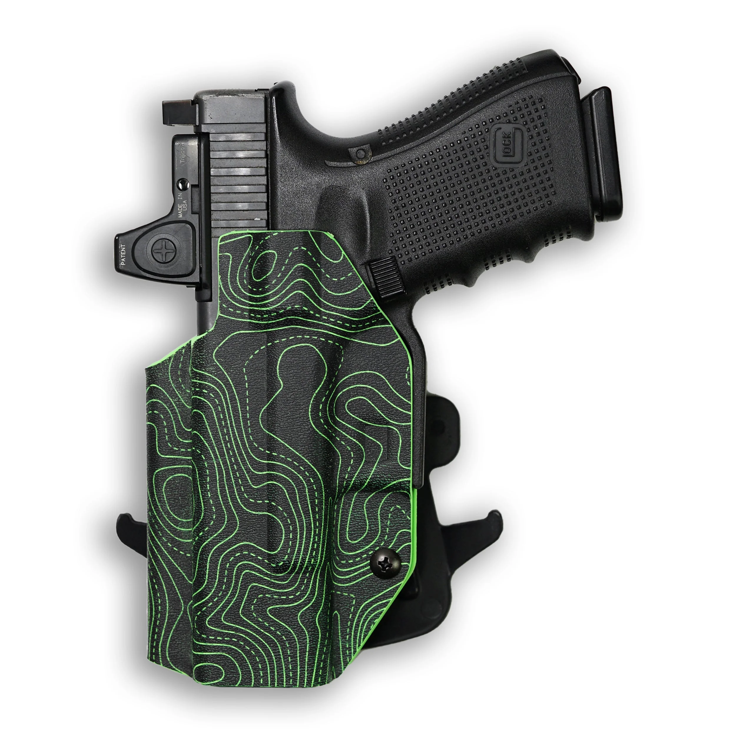 Glock 19/19X MOS with Streamlight TLR-1/1S/HL Light Red Dot Optic Cut OWB Holster - Image 51