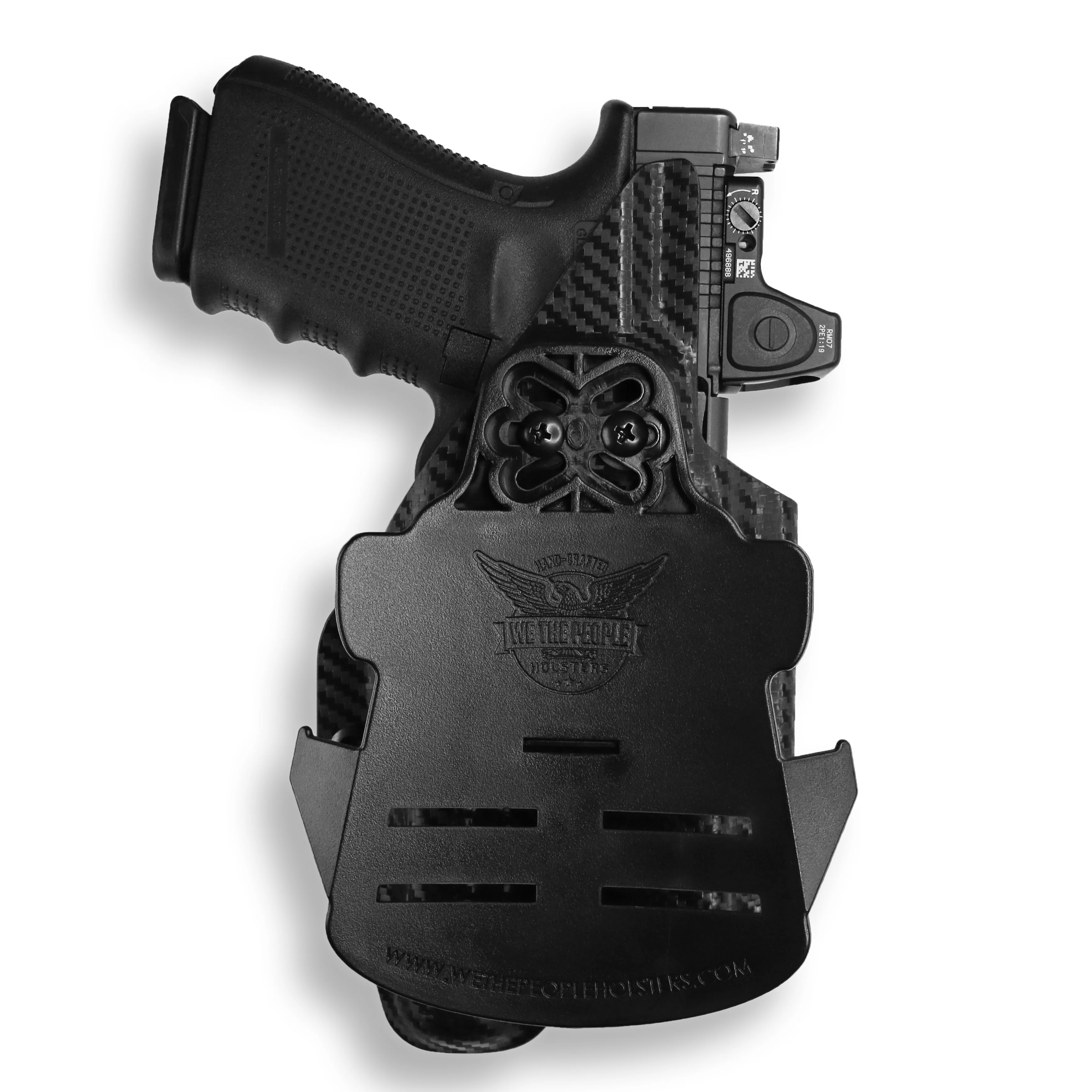 Glock 19/19X MOS with Streamlight TLR-1/1S/HL Light Red Dot Optic Cut OWB Holster - Image 6
