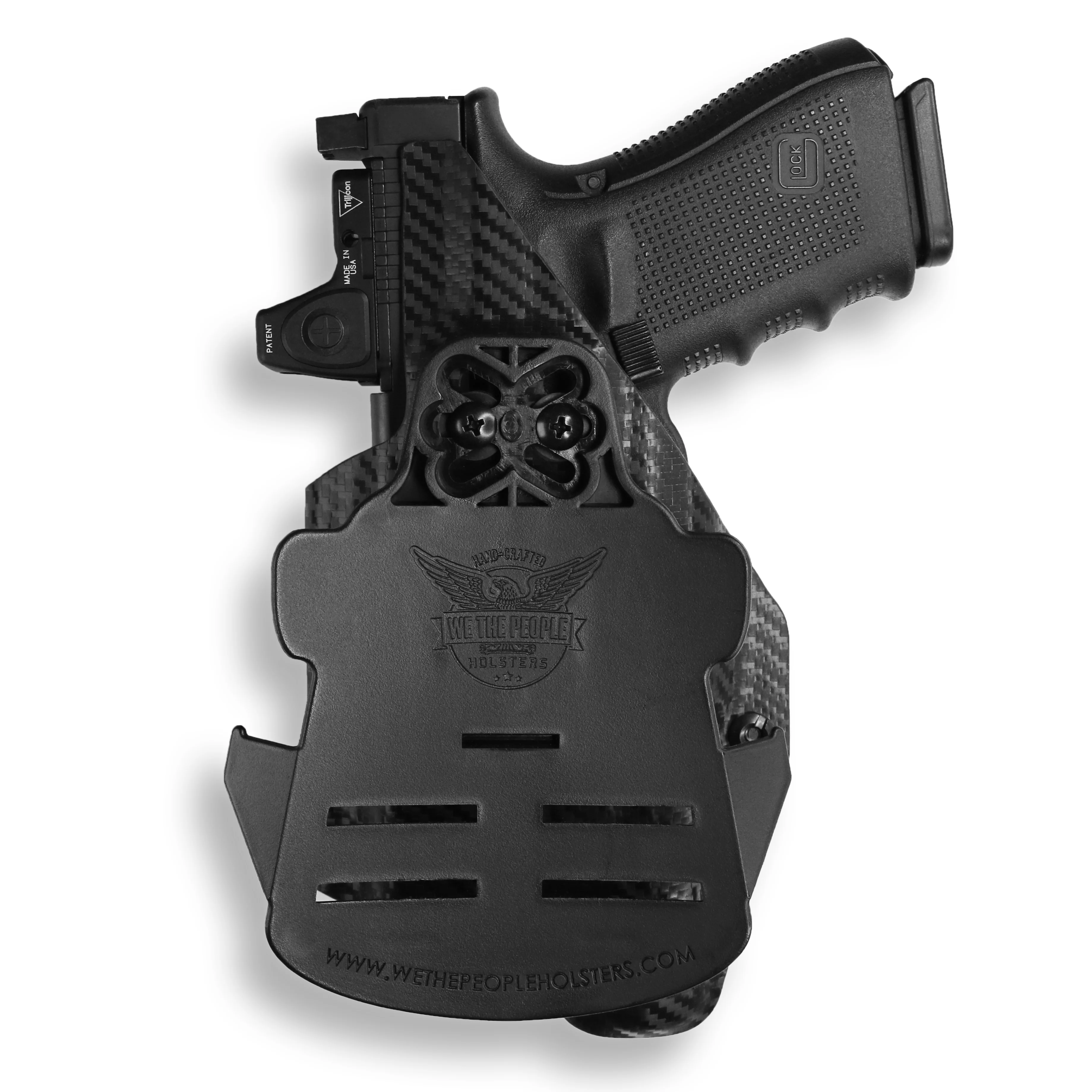Glock 19/19X MOS with Streamlight TLR-1/1S/HL Light Red Dot Optic Cut OWB Holster - Image 8