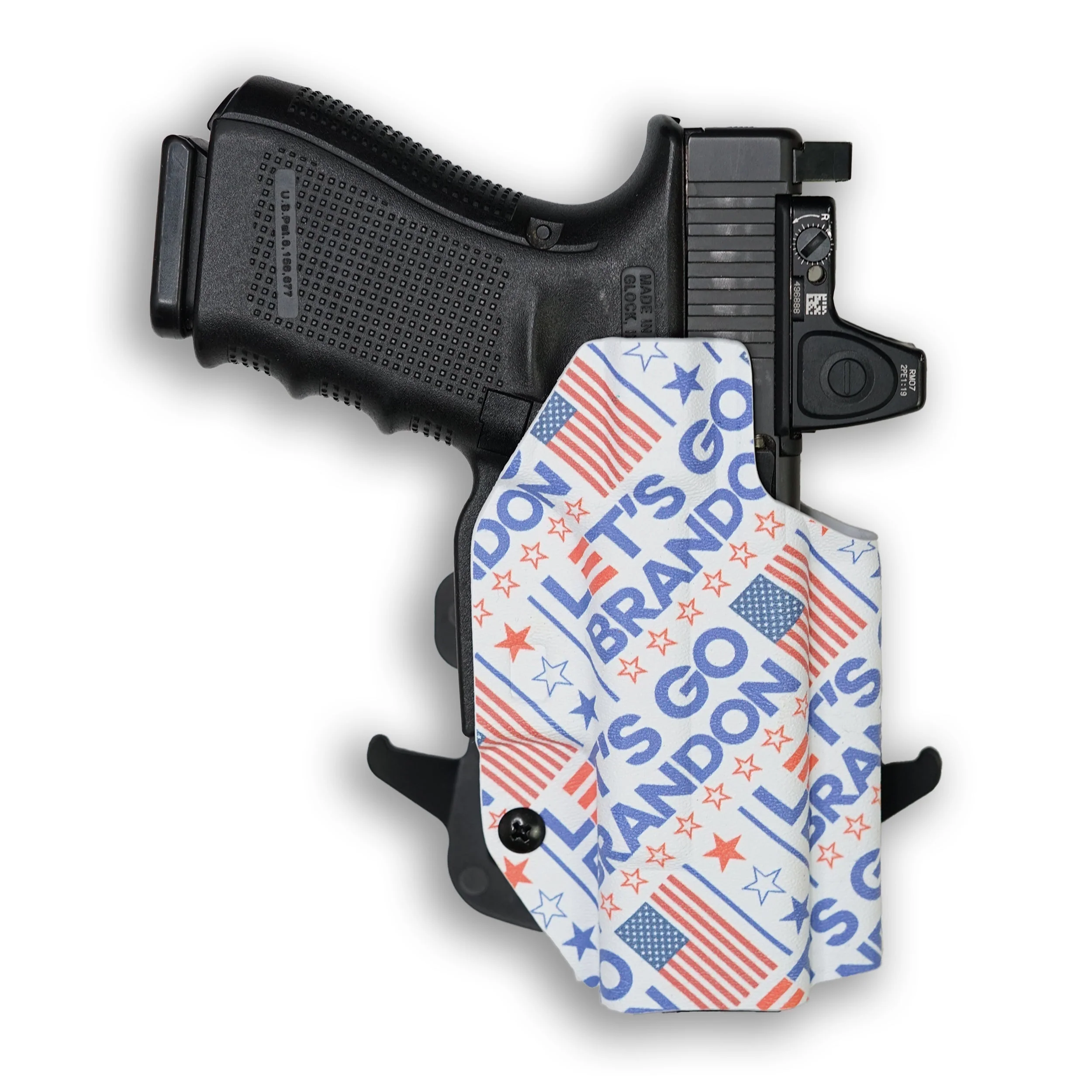 Glock 19/19X MOS with Streamlight TLR-3 Light Red Dot Optic Cut OWB Holster - Image 39