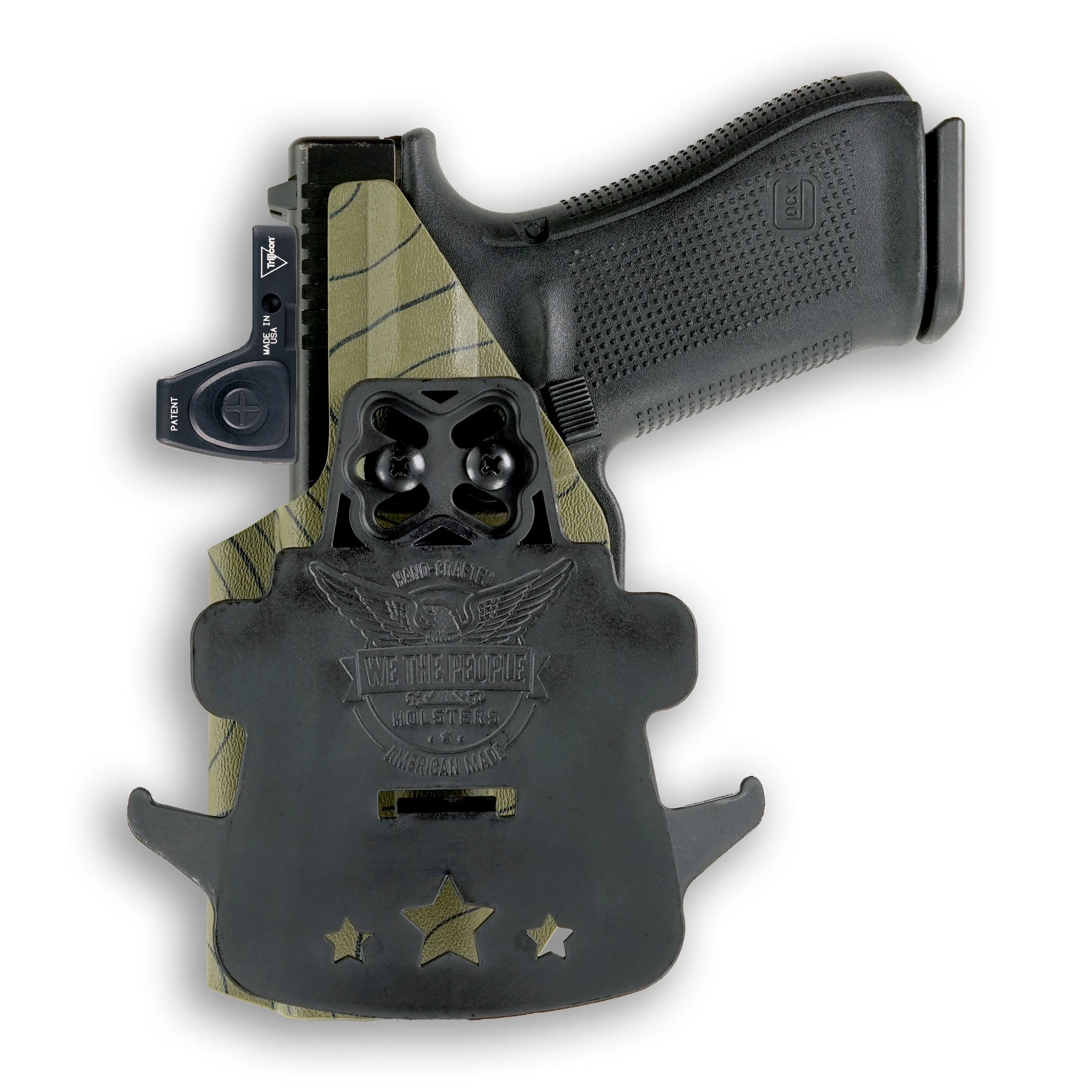 Glock 19/19X MOS with Streamlight TLR-7/7A/7X Light Red Dot Optic Cut OWB Holster - Image 108