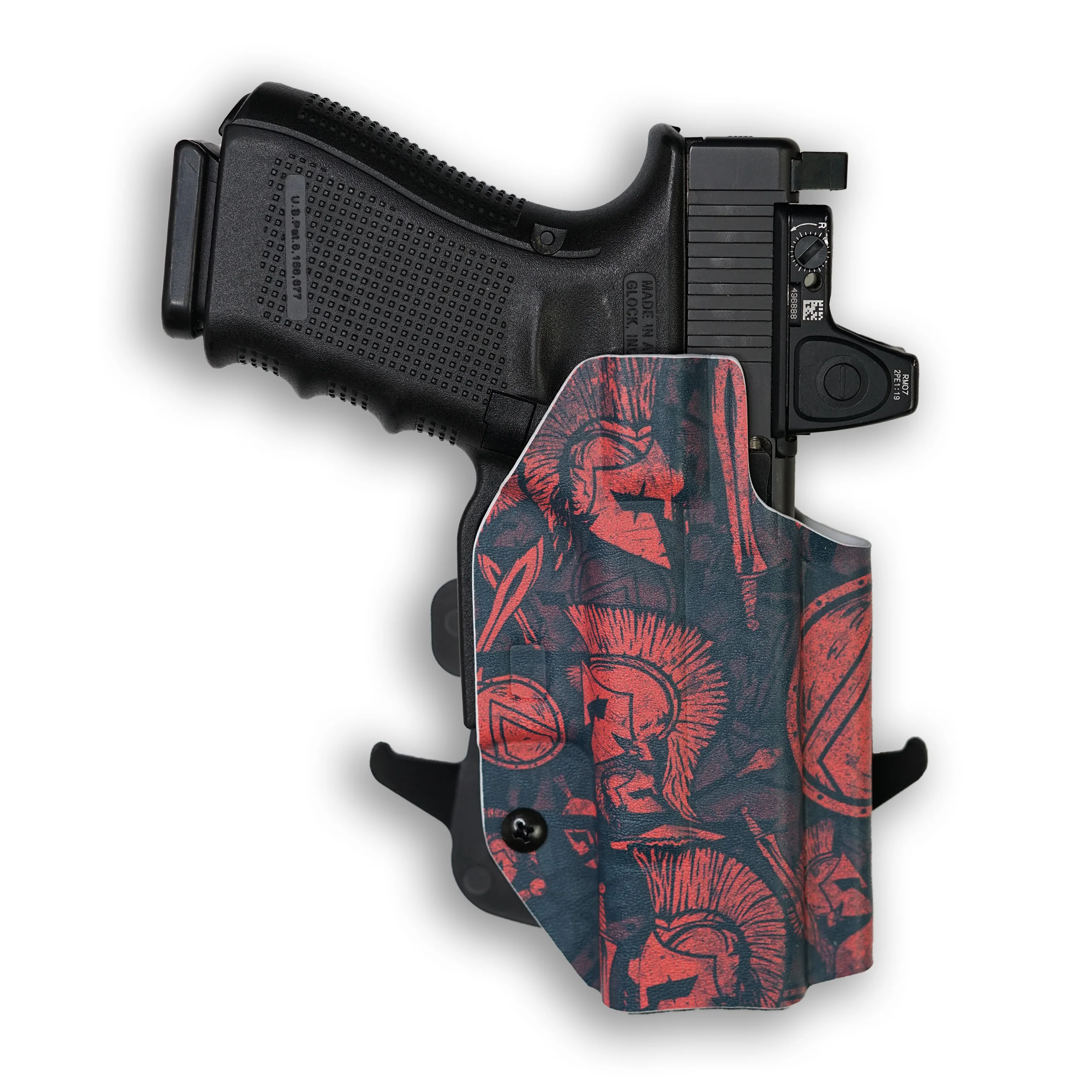 Glock 19/19X MOS with Streamlight TLR-7/7A/7X Light Red Dot Optic Cut OWB Holster - Image 37
