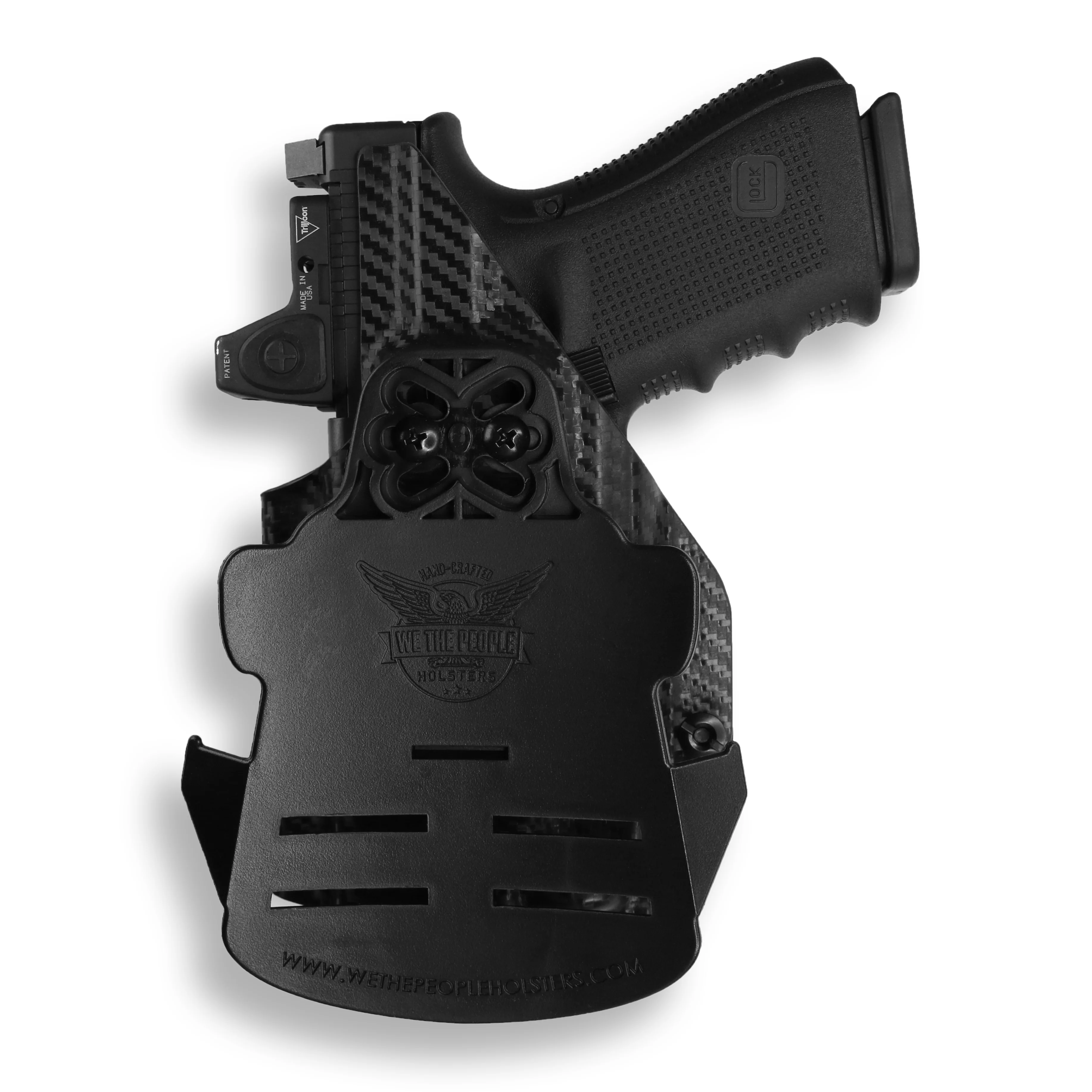 Glock 19/19X MOS with Streamlight TLR-7/7A/7X Light Red Dot Optic Cut OWB Holster - Image 8