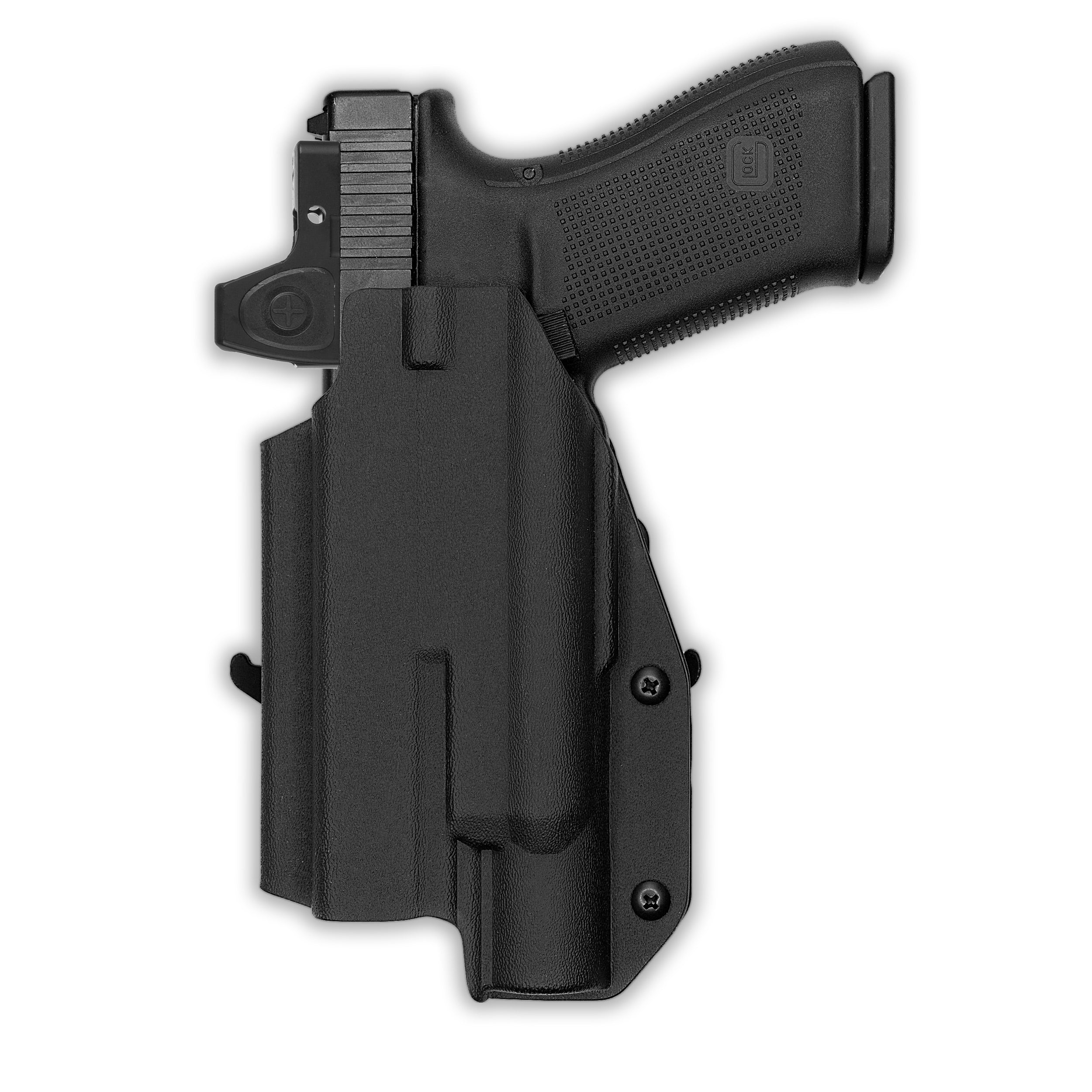Glock 20 MOS with Surefire X300T-B Light Red Dot Optic Cut OWB Holster - Image 3