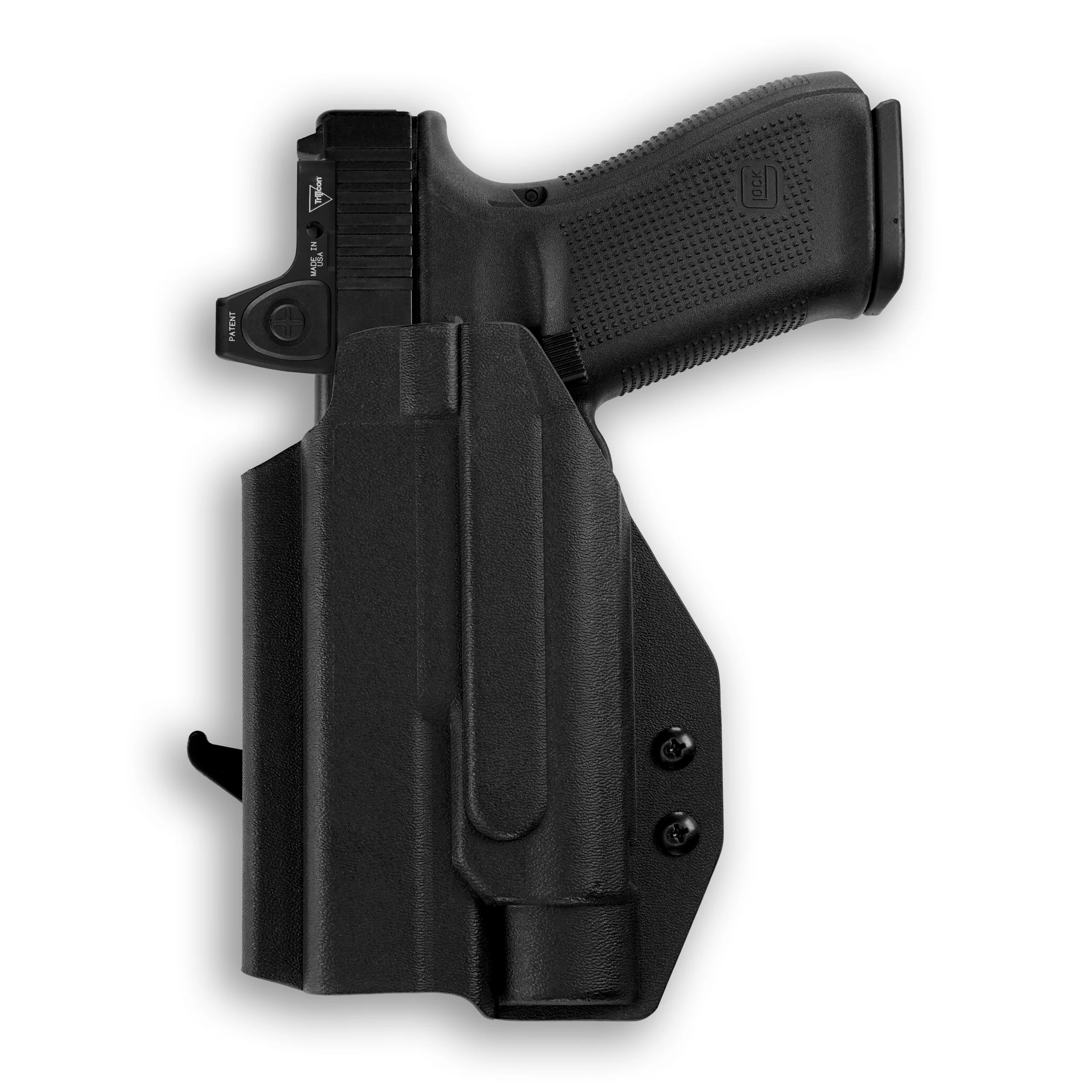 Glock 20 with Streamlight TLR-1/1S/HL Light Red Dot Optic Cut OWB Holster - Image 3