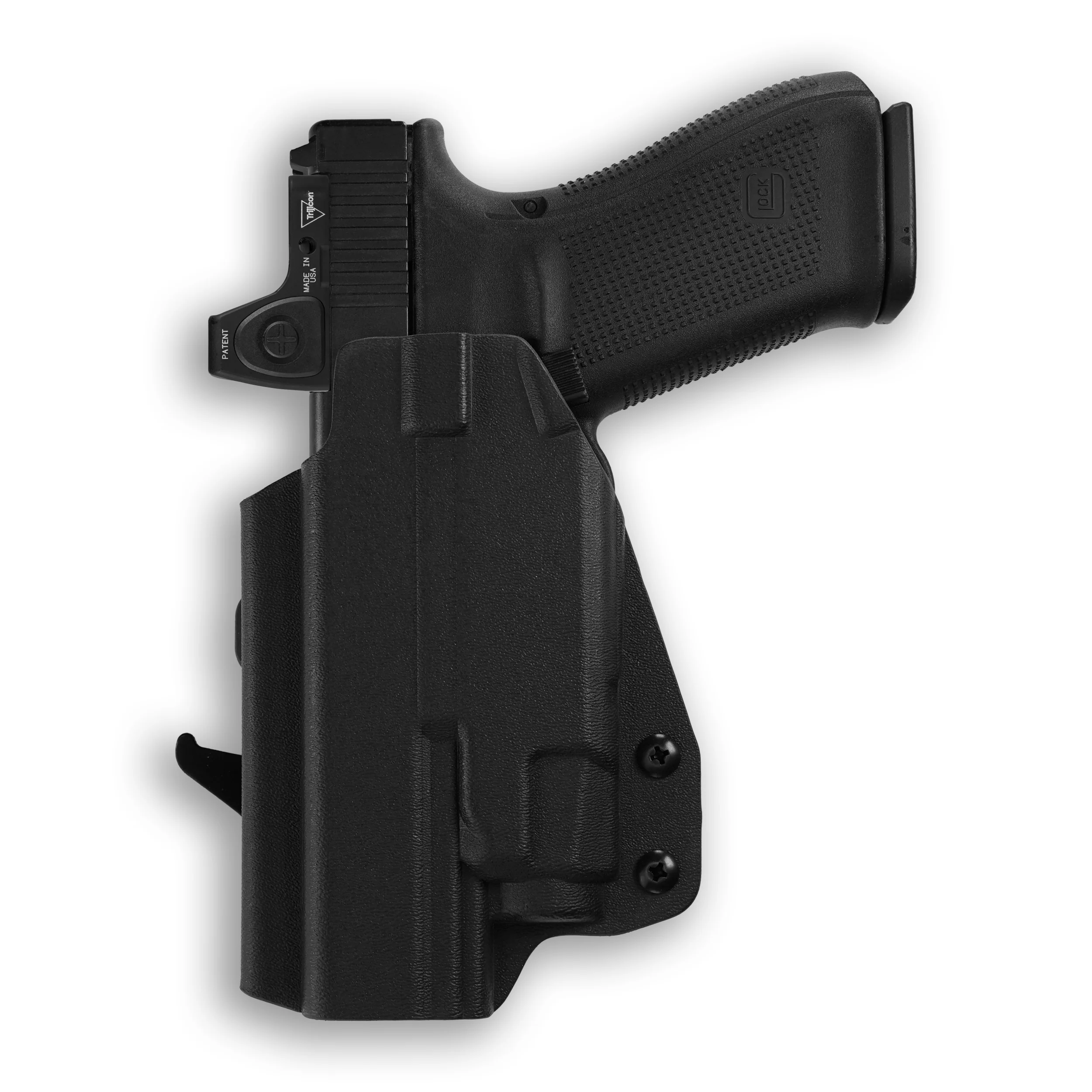 Glock 20 with Streamlight TLR-7/7A/7X Light Red Dot Optic Cut OWB Holster - Image 3