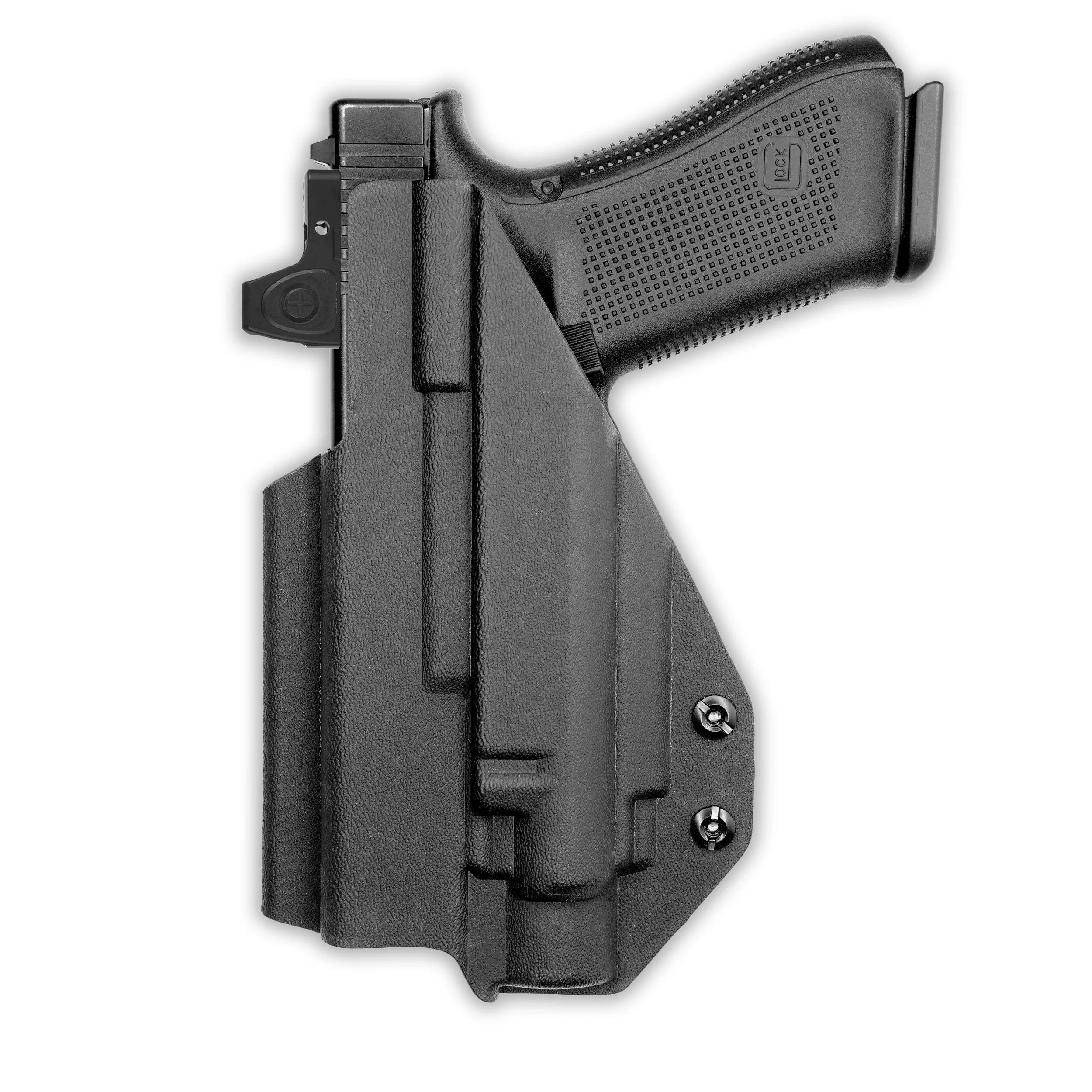 Glock 22 Gen 1-4 MOS with Olight Baldr Pro Light Red Dot Optic Cut IWB Holster - Image 2