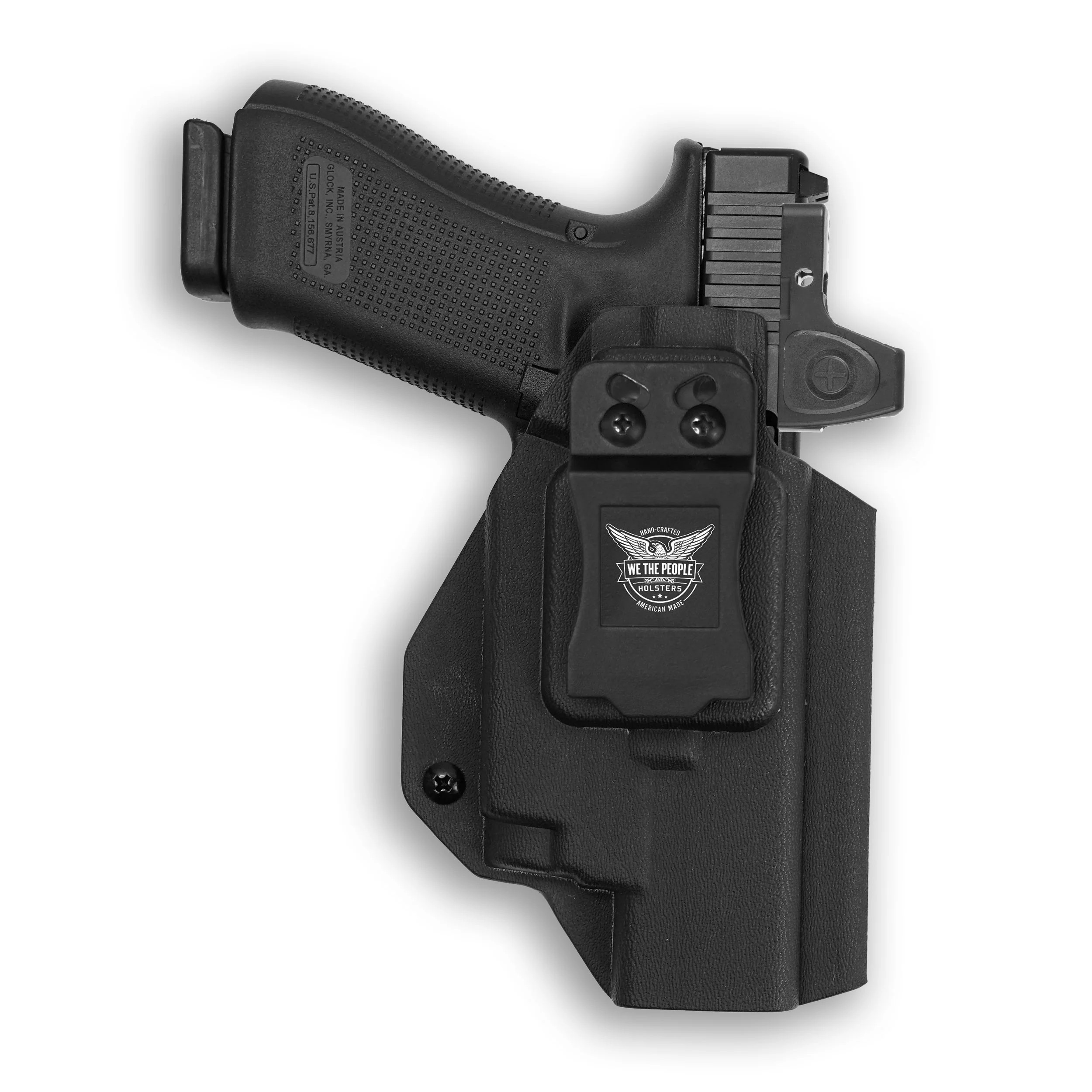 Glock 22 Gen 1-4 MOS with Olight Baldr RL Mini Light Red Dot Optic Cut IWB Holster