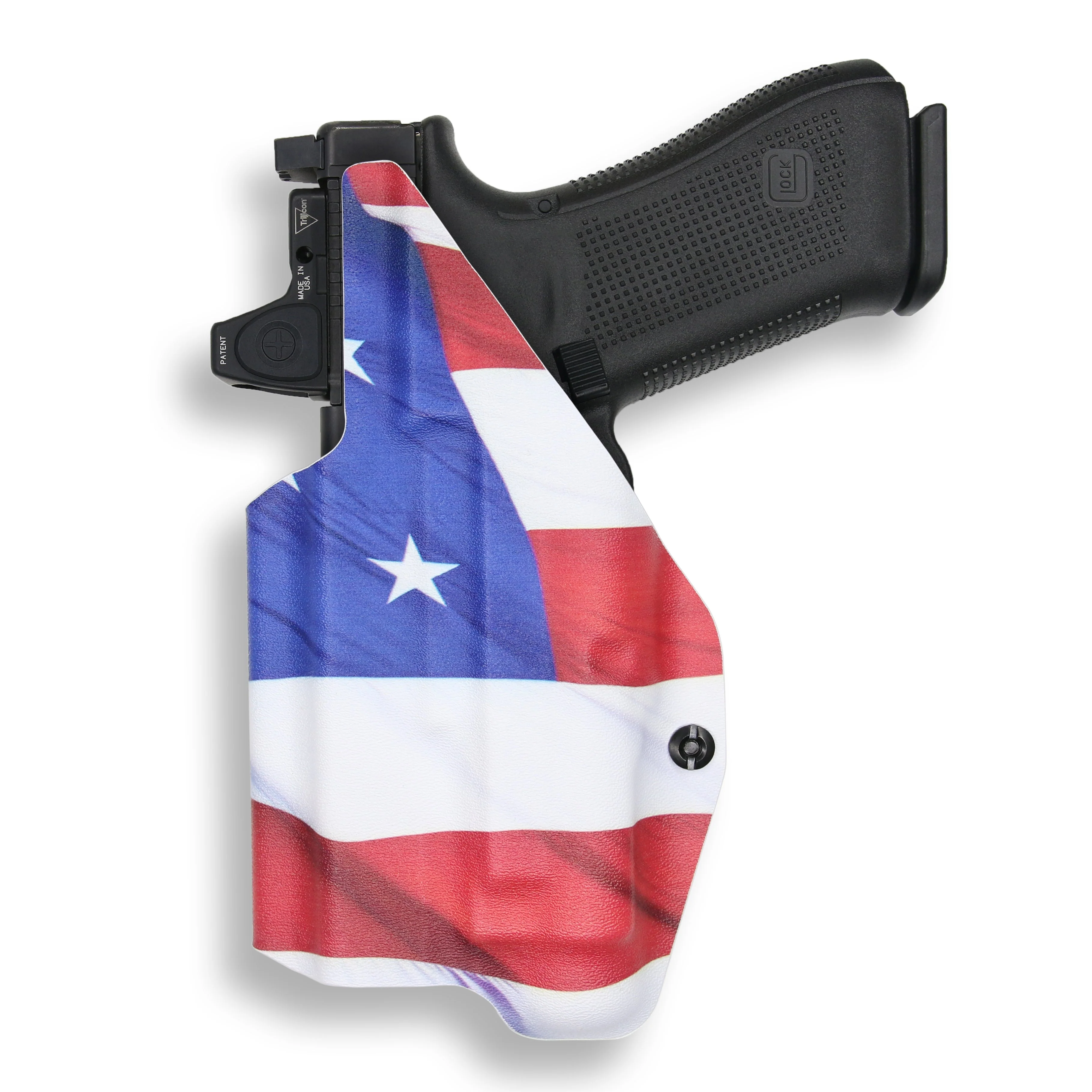 Glock 22 Gen 1-4 MOS with Streamlight TLR-1/1S/HL Light Red Dot Optic Cut IWB Holster - Image 10