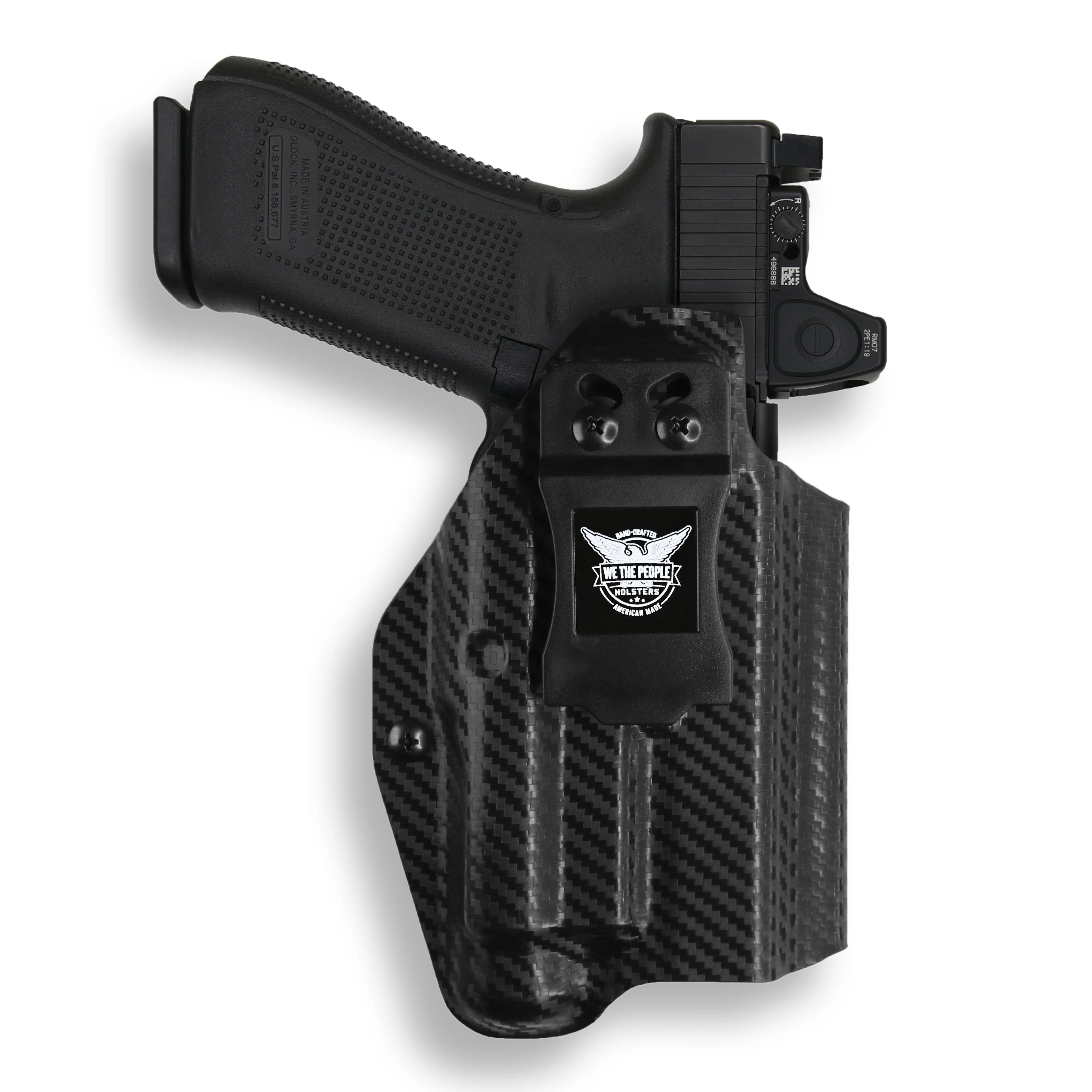 Glock 22 Gen 1-4 MOS with Streamlight TLR-1/1S/HL Light Red Dot Optic Cut IWB Holster - Image 5