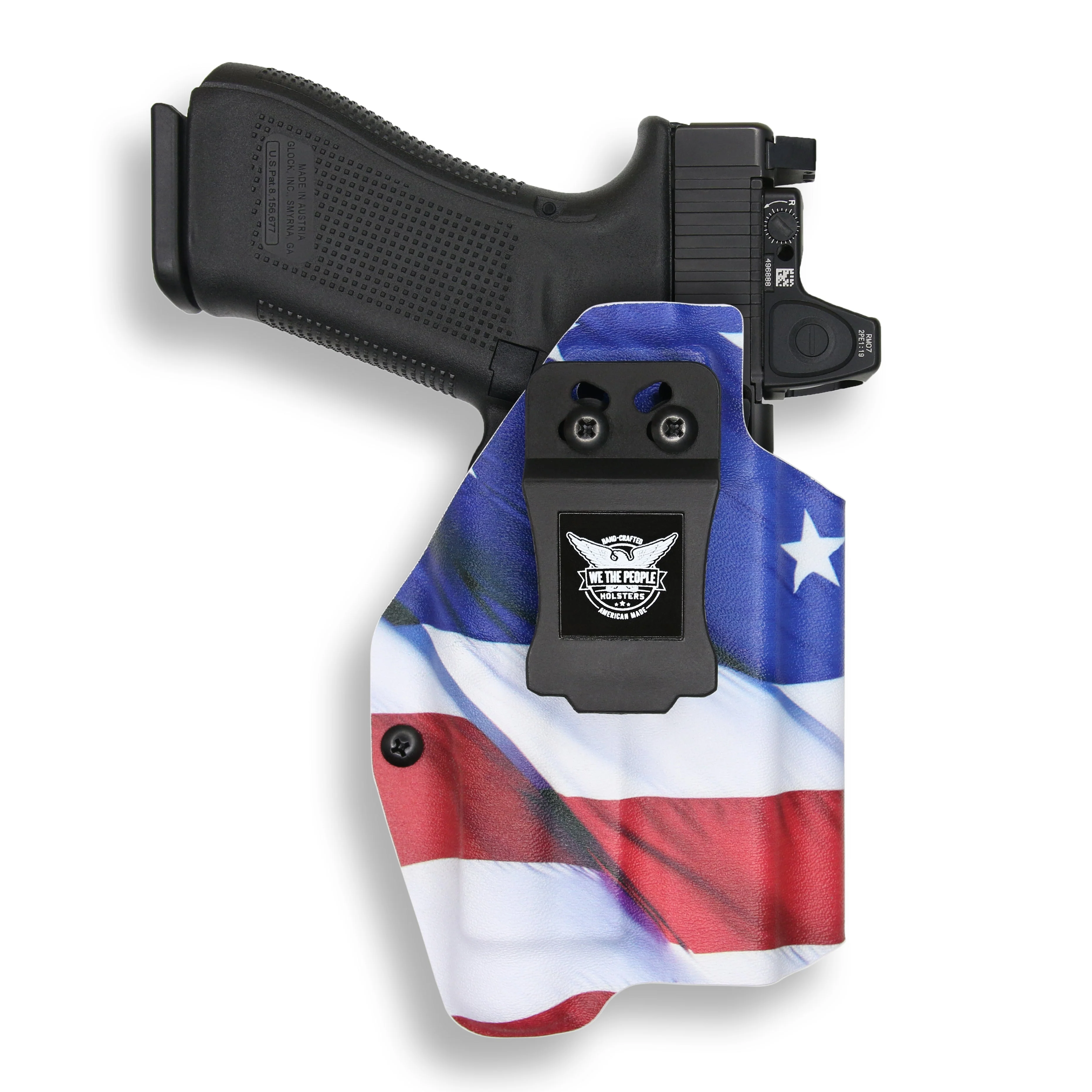 Glock 22 Gen 1-4 MOS with Streamlight TLR-1/1S/HL Light Red Dot Optic Cut IWB Holster - Image 9