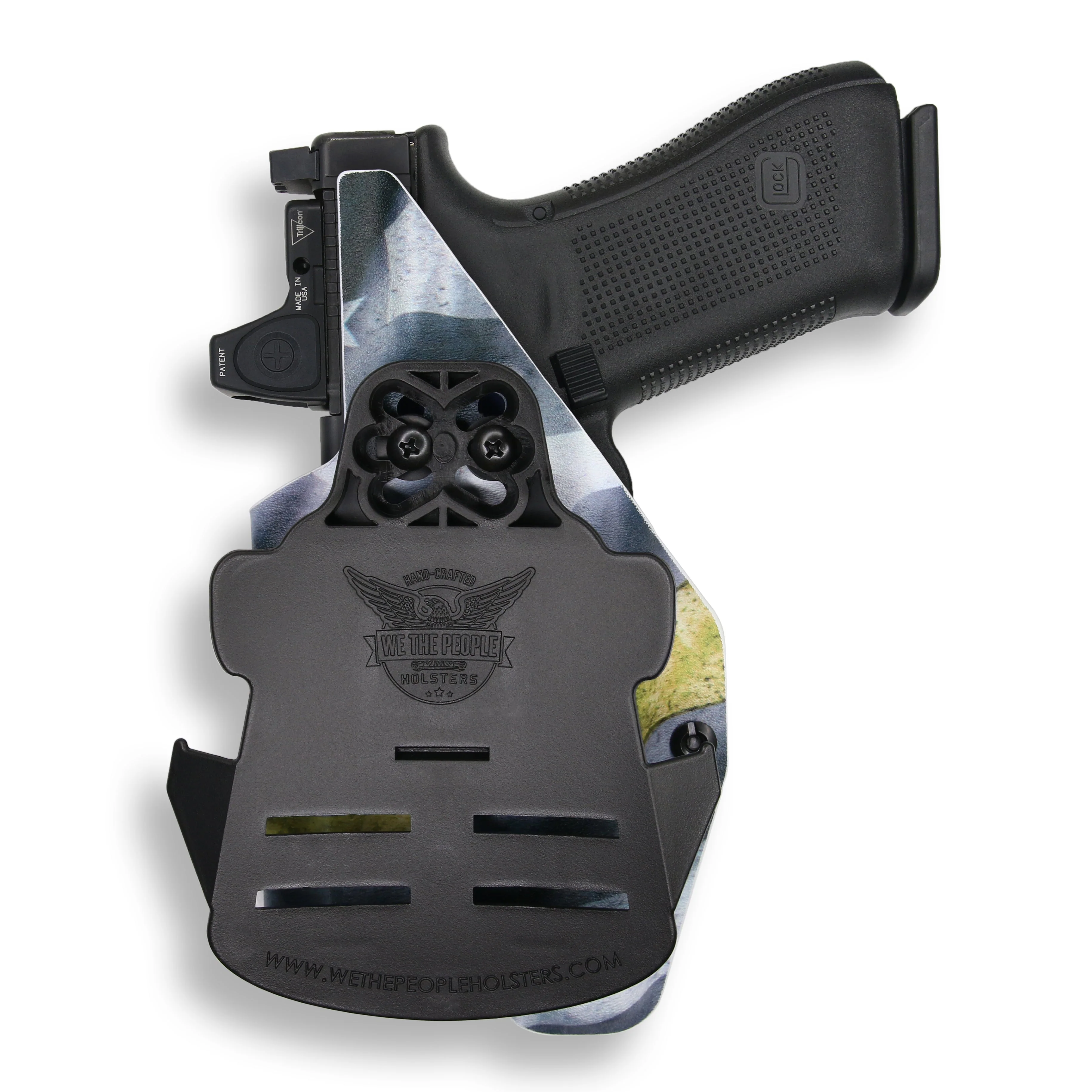 Glock 22 Gen 1-4 MOS with Streamlight TLR-1/1S/HL Light Red Dot Optic Cut OWB Holster - Image 18