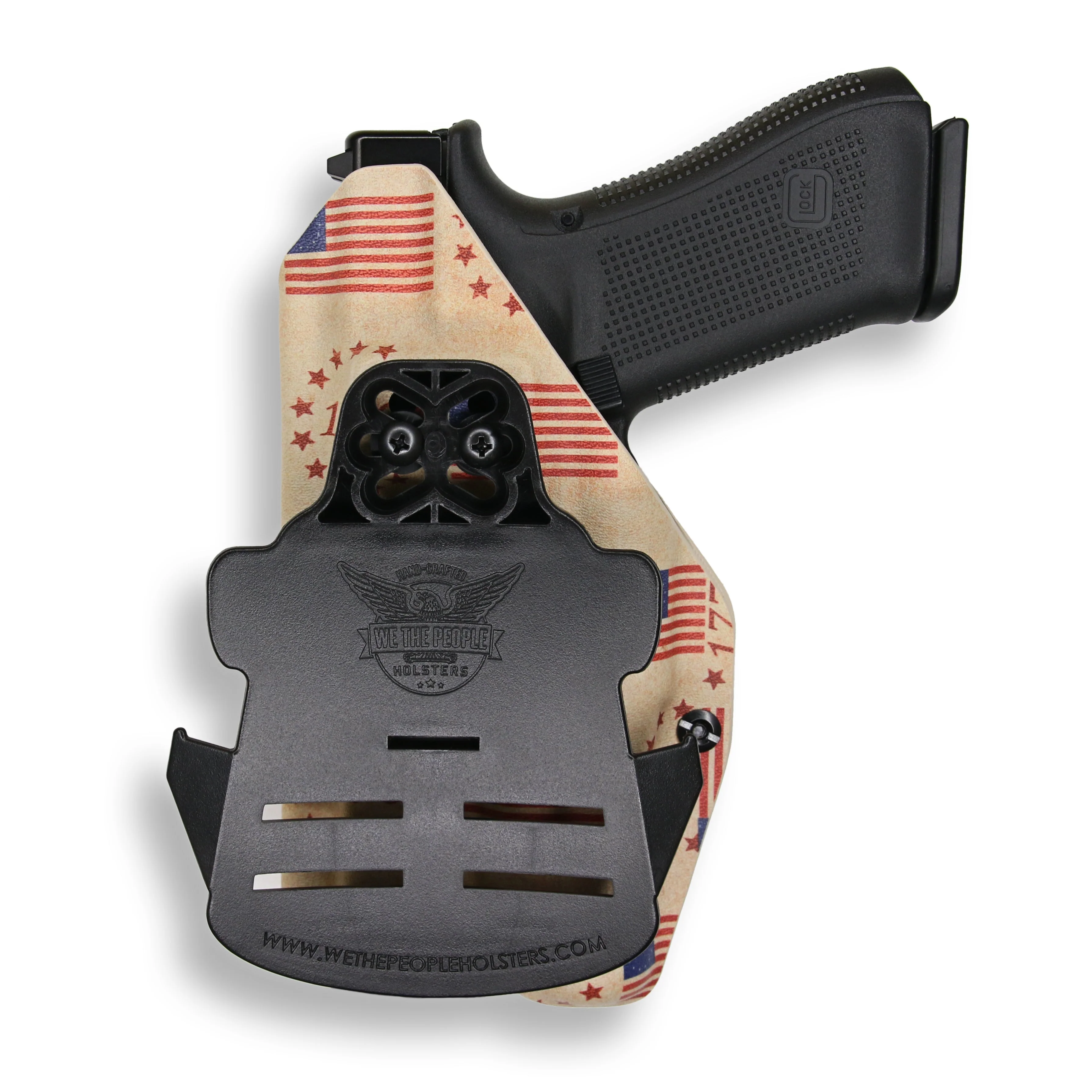 Glock 22 Gen 1-4 MOS with Streamlight TLR-1/1S/HL Light Red Dot Optic Cut OWB Holster - Image 32