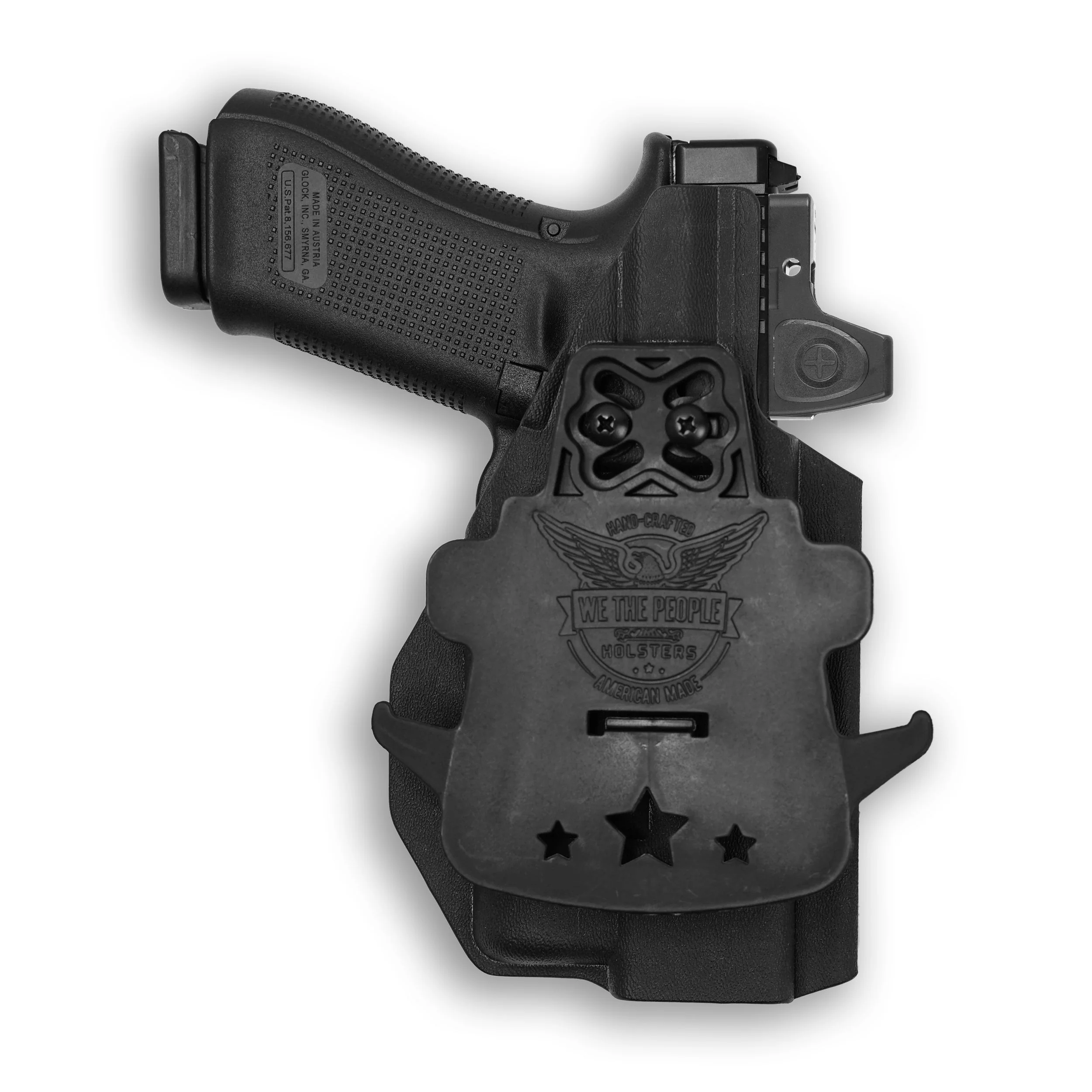 Glock 22 Gen 1-4 MOS with Streamlight TLR-3 Light Red Dot Optic Cut OWB Holster - Image 4