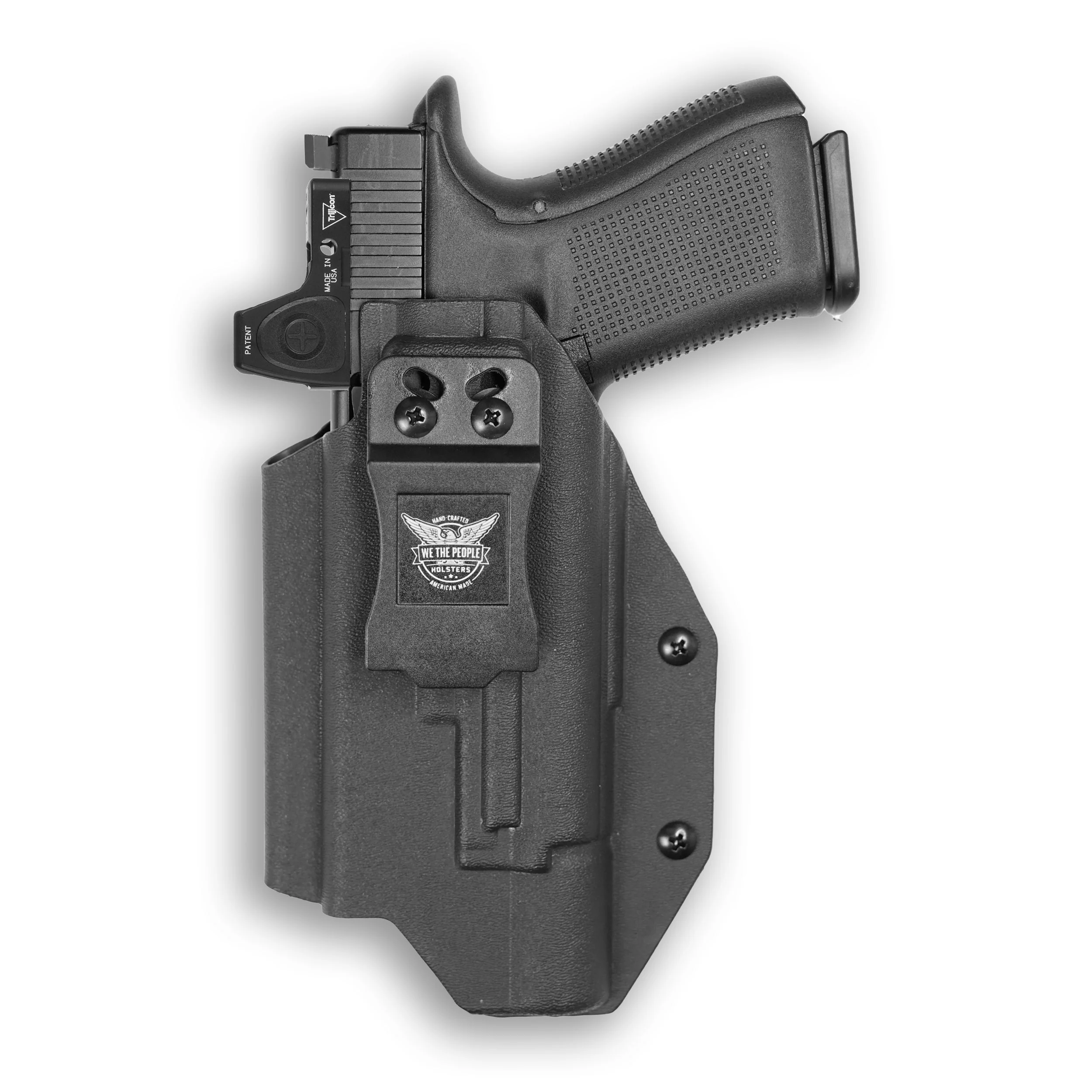 Glock 22 Gen 1-4 MOS with Surefire X300U-A Light Red Dot Optic Cut IWB Holster - Image 3
