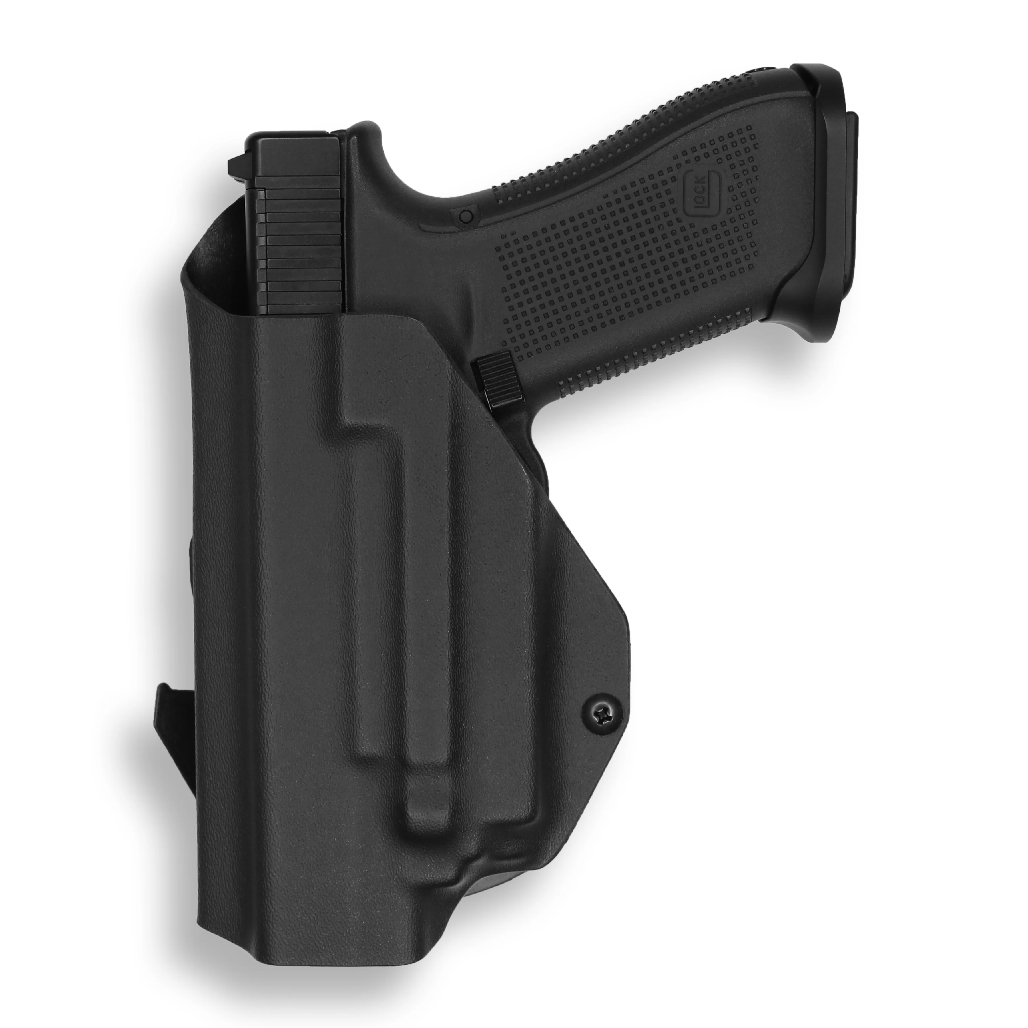 Glock 22 Gen 1-4 with Olight PL-Mini 2 Valkyrie Light OWB Holster - Image 3