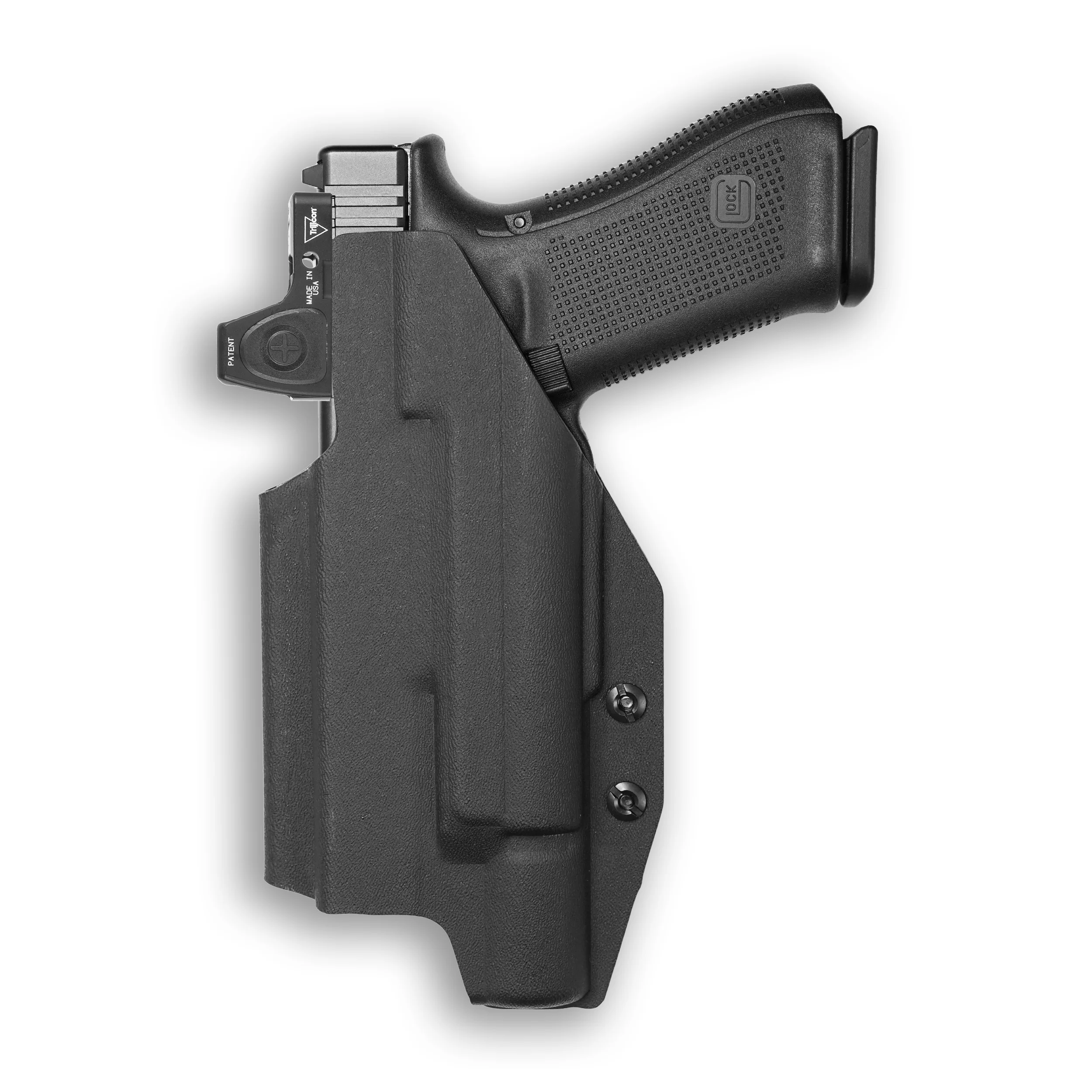 Glock 22 Gen 5 MOS with Surefire X300U-A Light Red Dot Optic Cut IWB Holster - Image 2