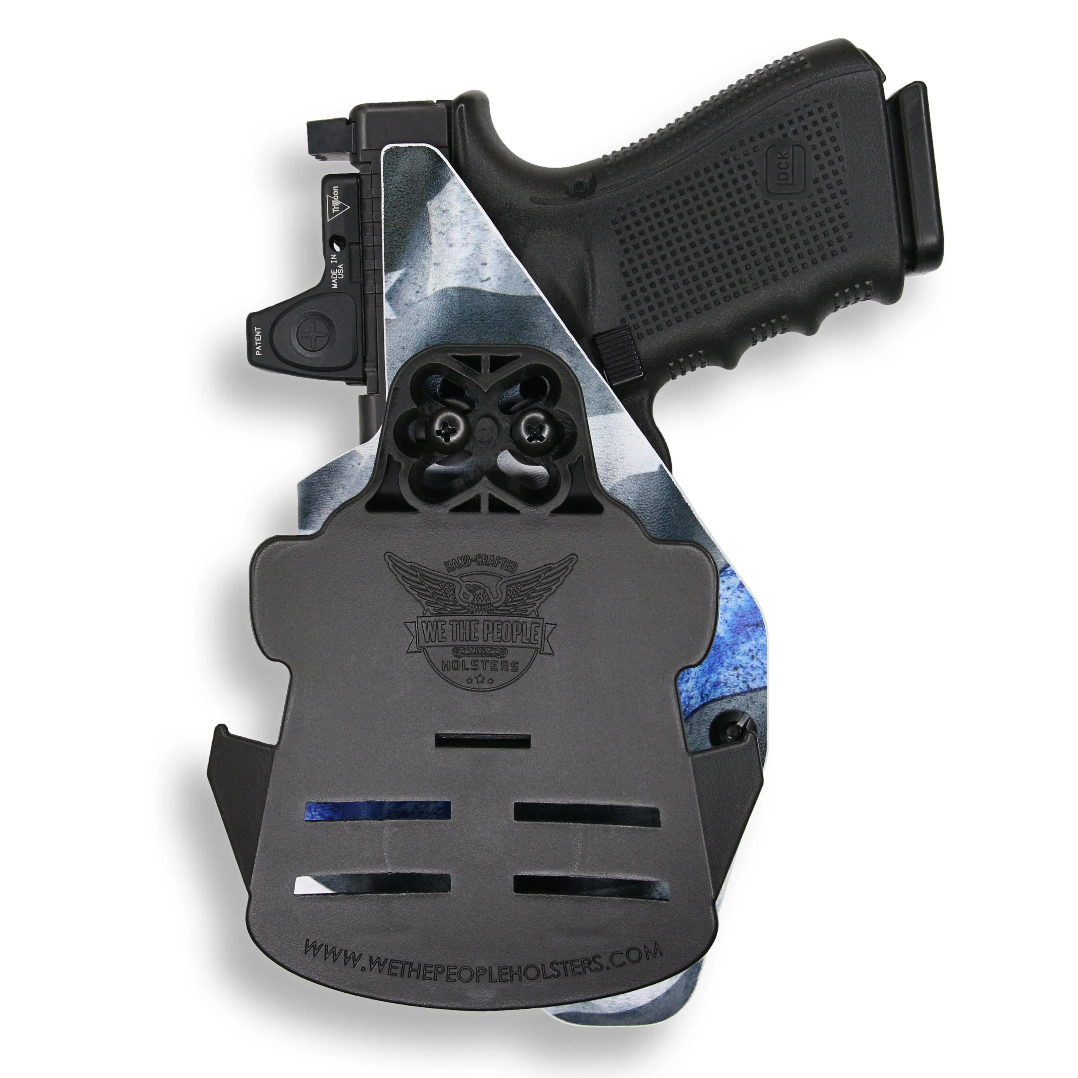 Glock 23 Gen 1-4 MOS with Streamlight TLR-1/1S/HL Light Red Dot Optic Cut OWB Holster - Image 14