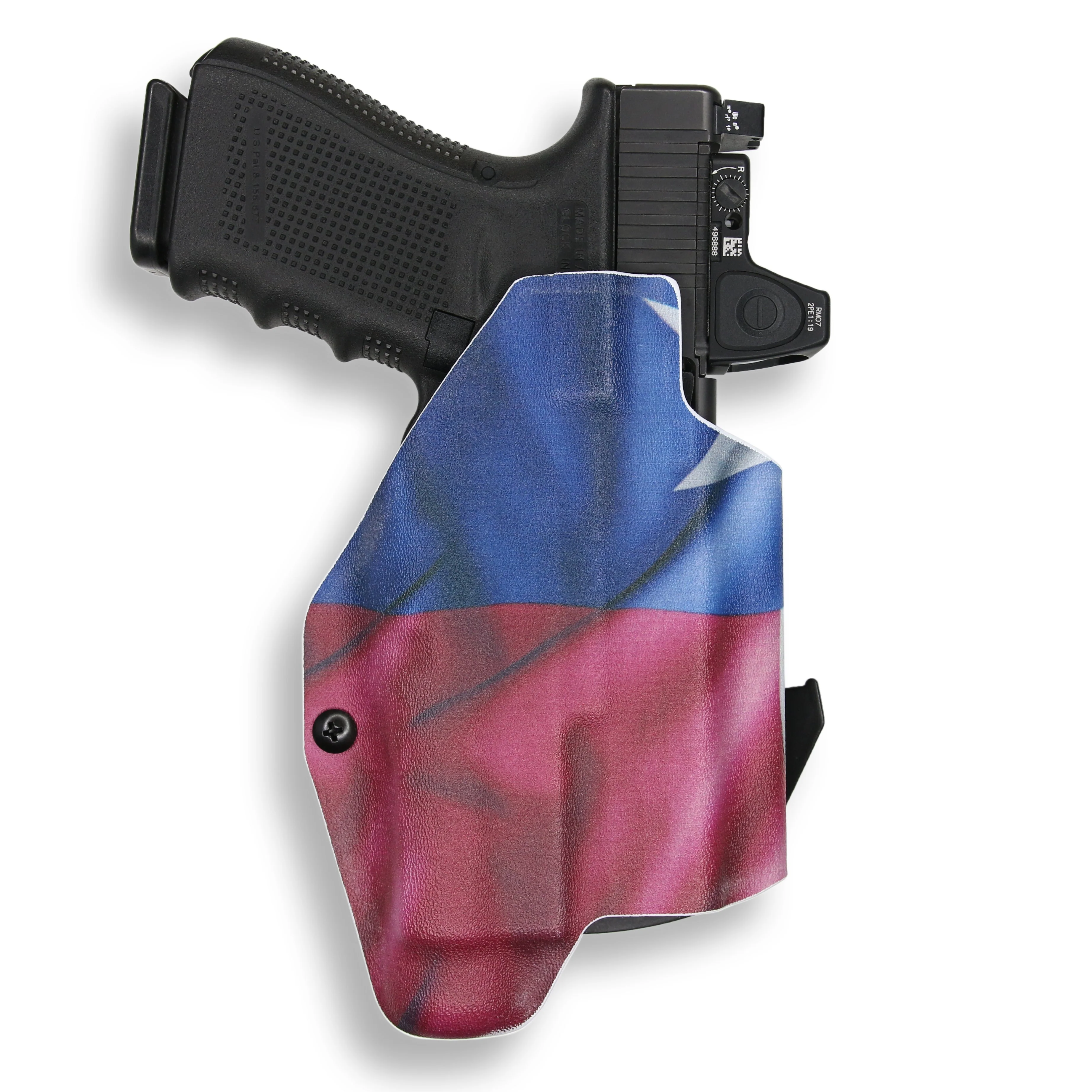 Glock 23 Gen 1-4 MOS with Streamlight TLR-1/1S/HL Light Red Dot Optic Cut OWB Holster - Image 19