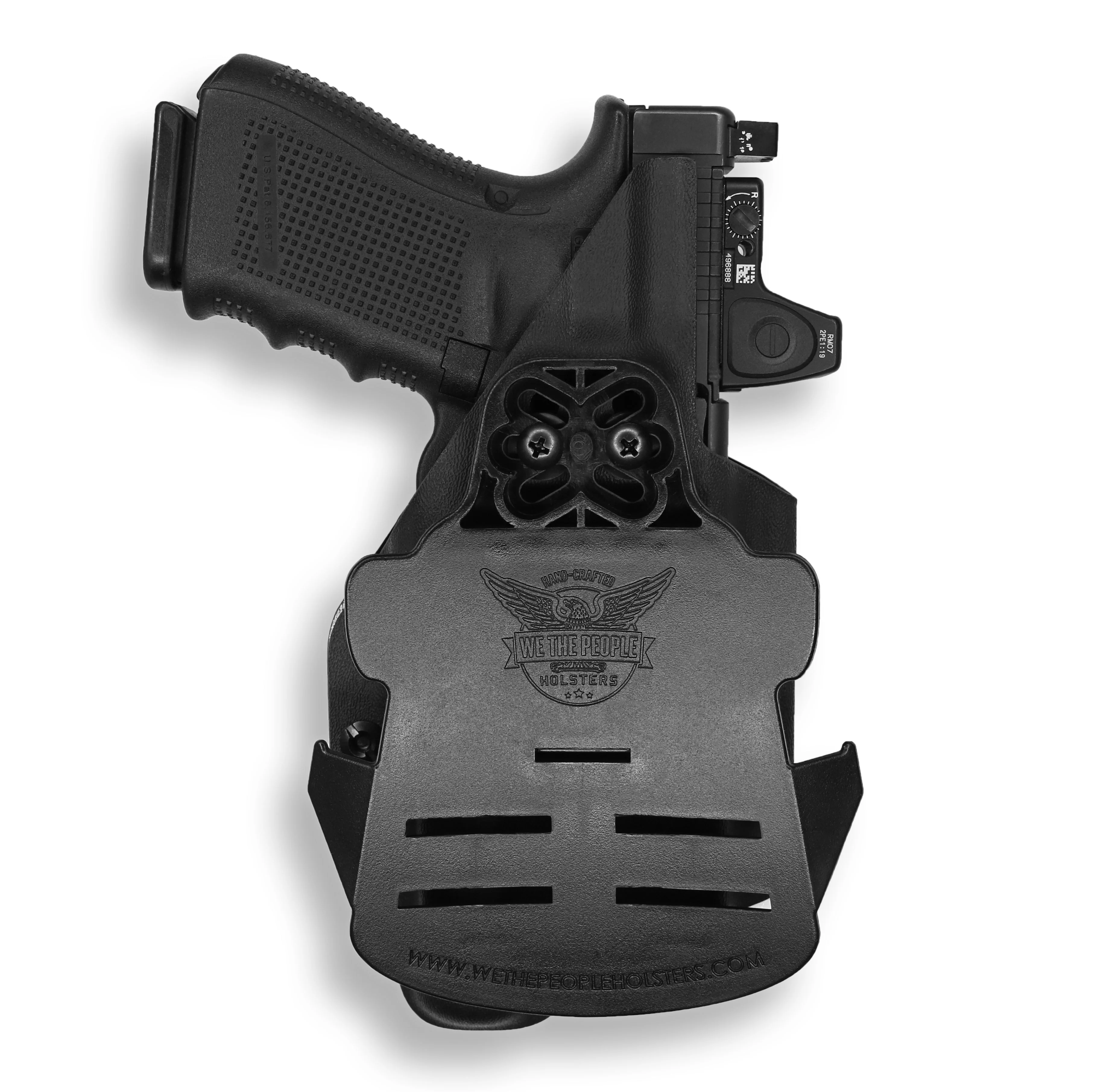 Glock 23 Gen 1-4 MOS with Streamlight TLR-1/1S/HL Light Red Dot Optic Cut OWB Holster - Image 4