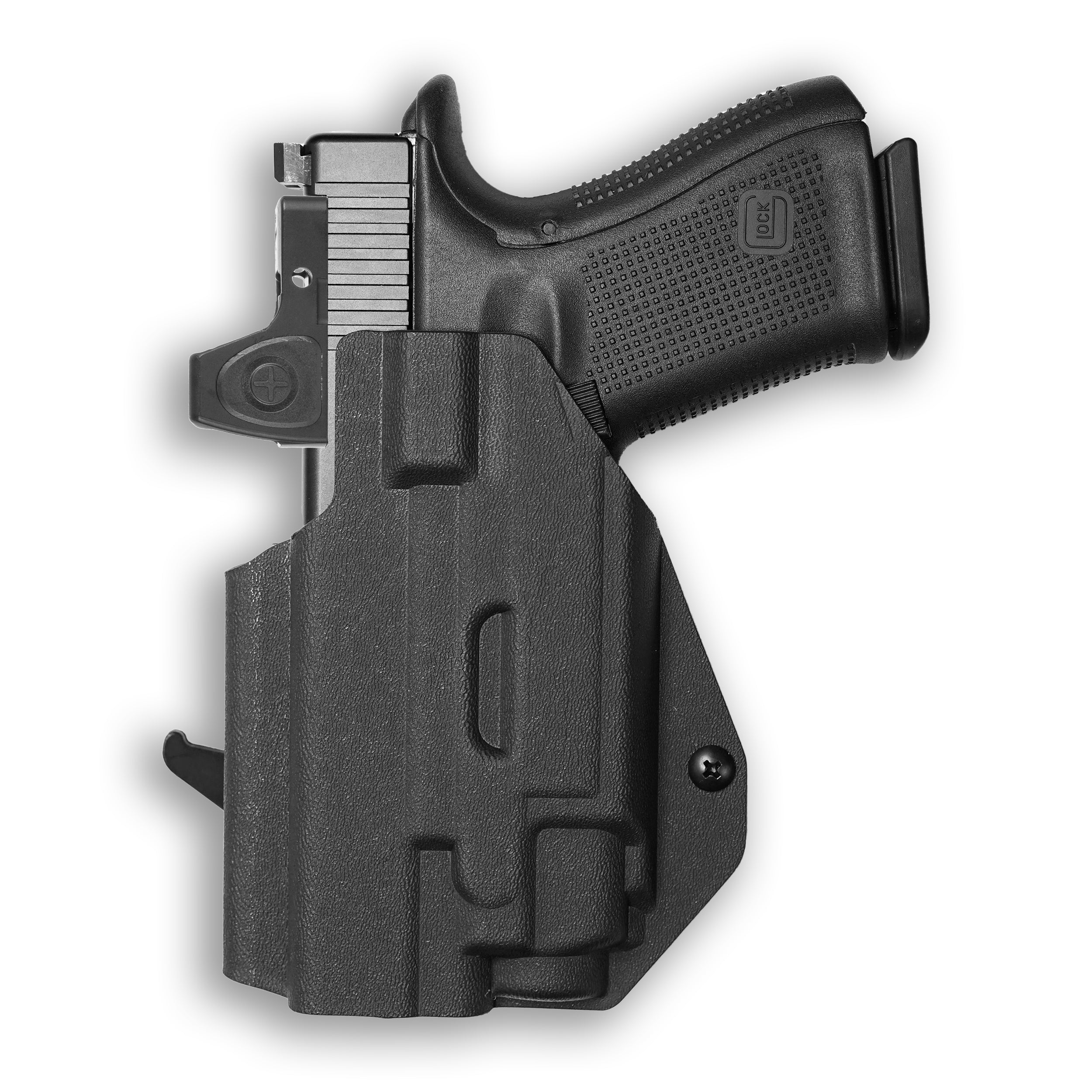 Glock 23 Gen 5 MOS with Streamlight TLR-7/7A/7X Light Red Dot Optic Cut OWB Holster - Image 3