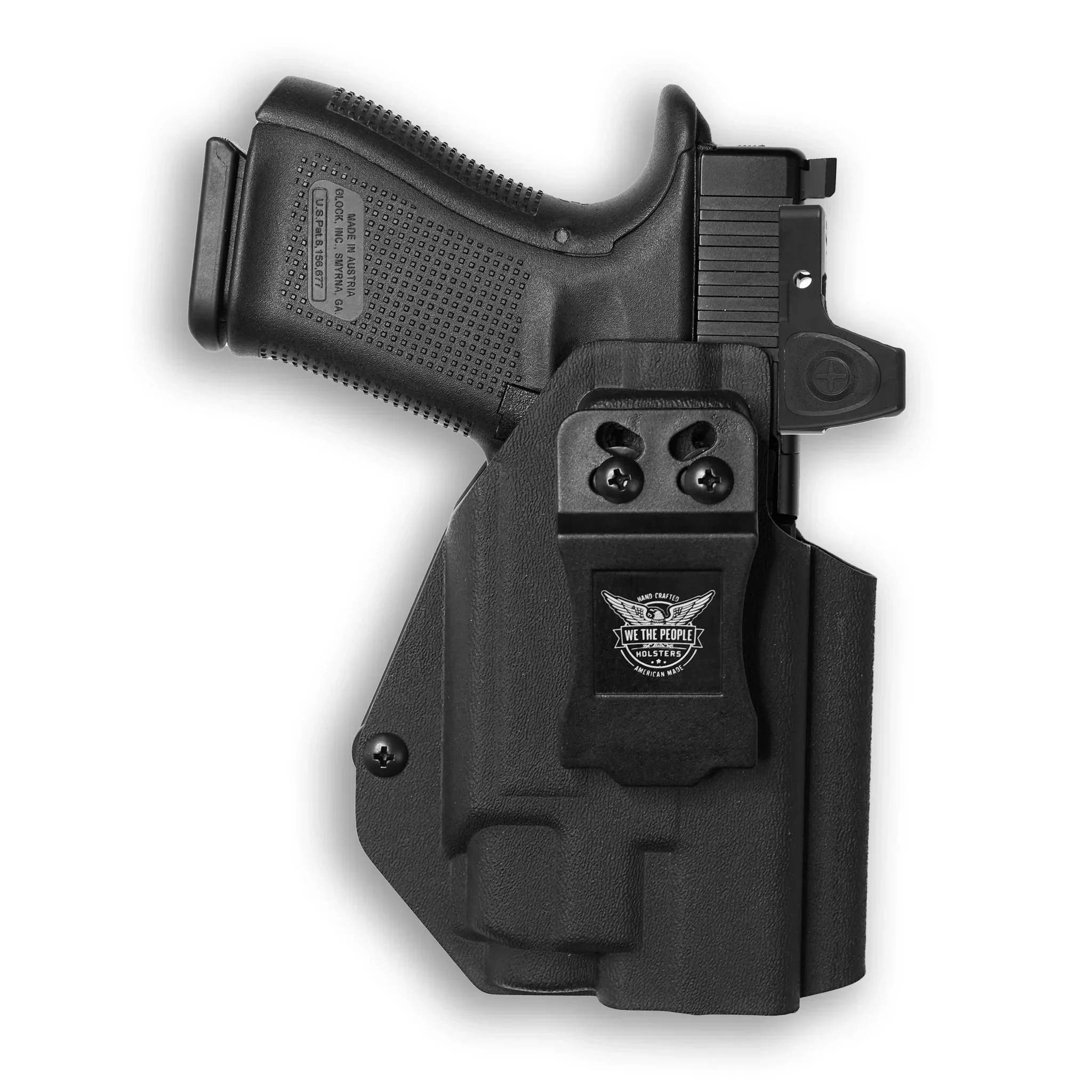Glock 23 Gen 5 MOS with Streamlight TLR-8/8A Light/Laser Red Dot Optic Cut IWB Holster
