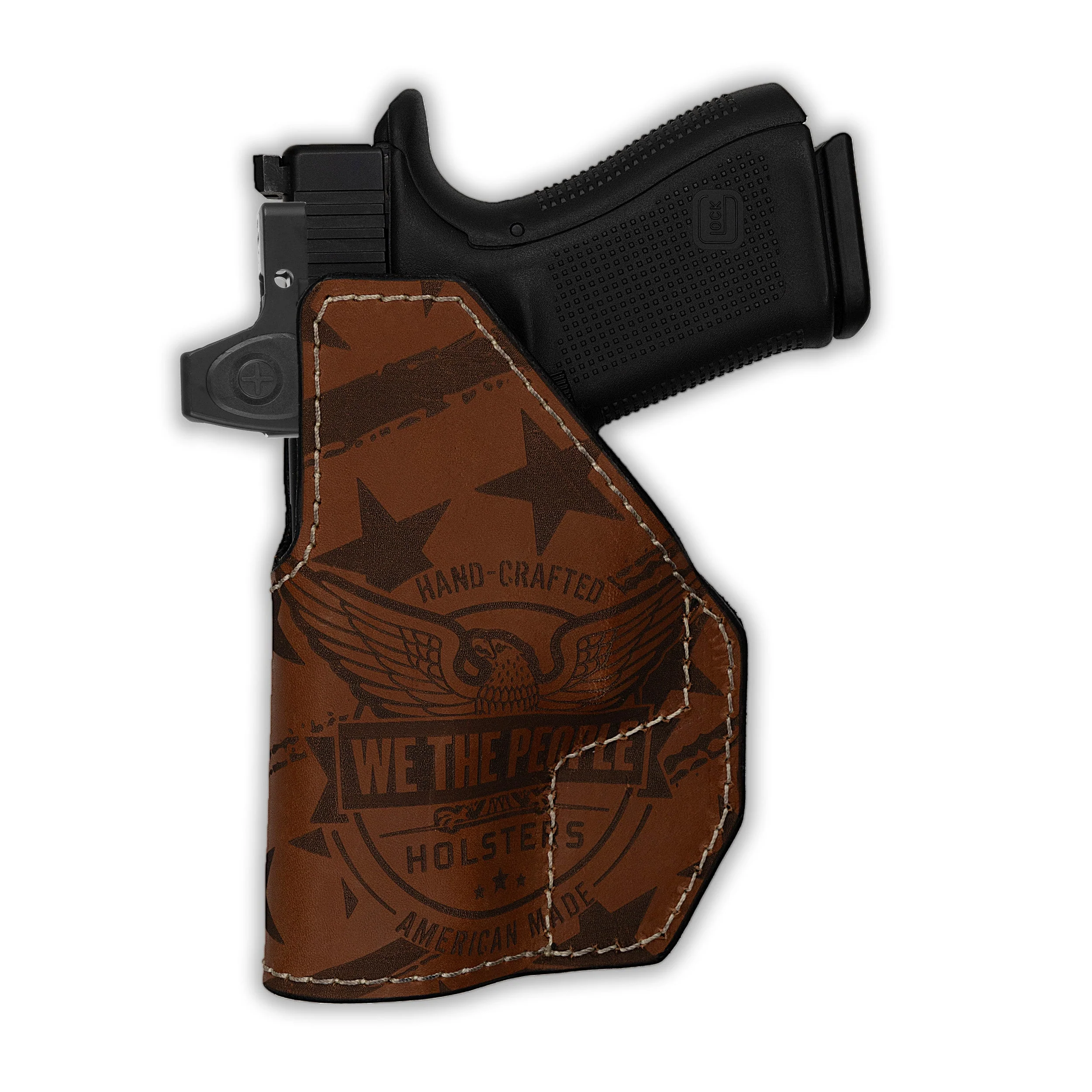 Glock 26 Red Dot Optic Cut Independence Leather IWB Slimfit Holster - Image 2