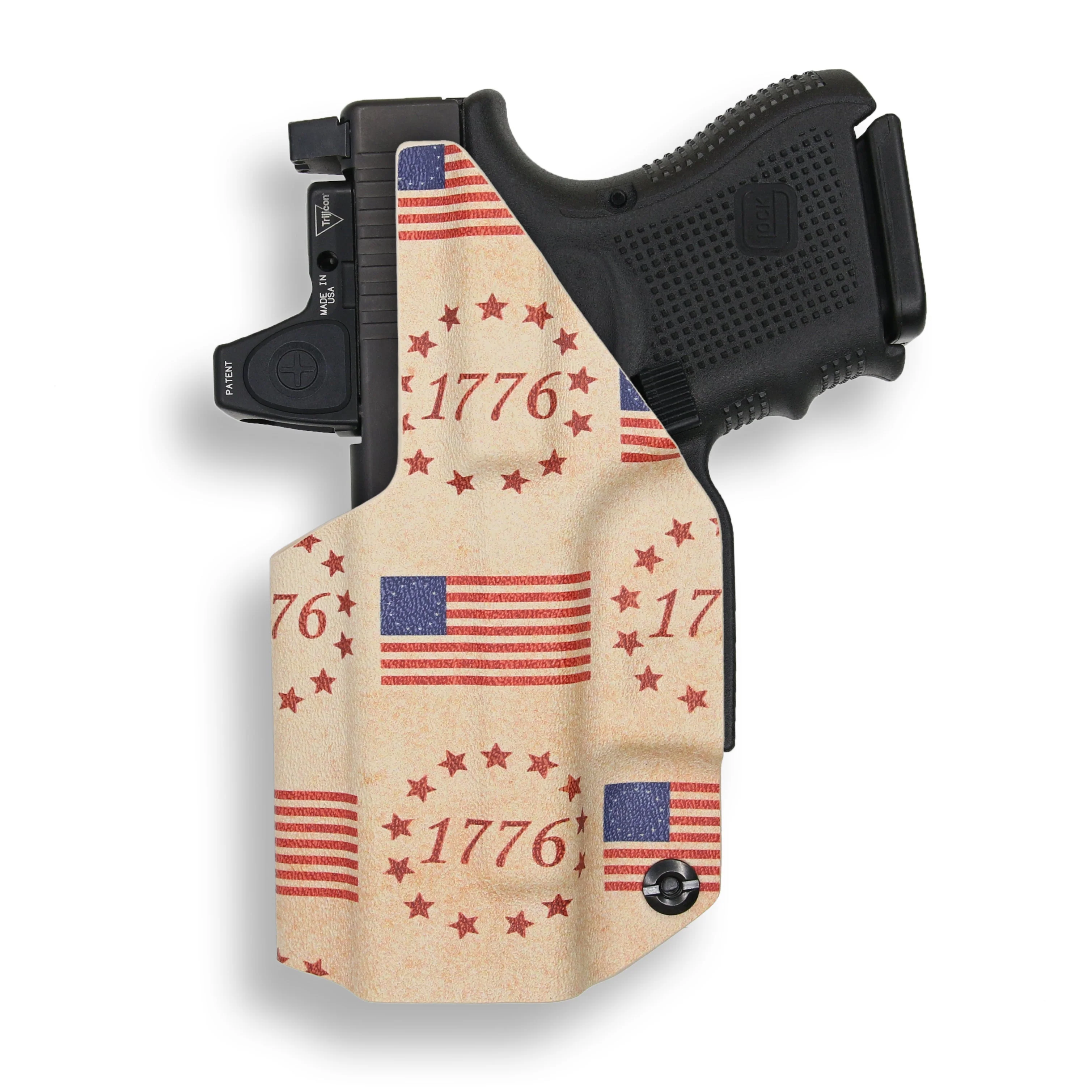 Glock 27 Gen 1-4 MOS Red Dot Optic Cut IWB Holster - Image 32