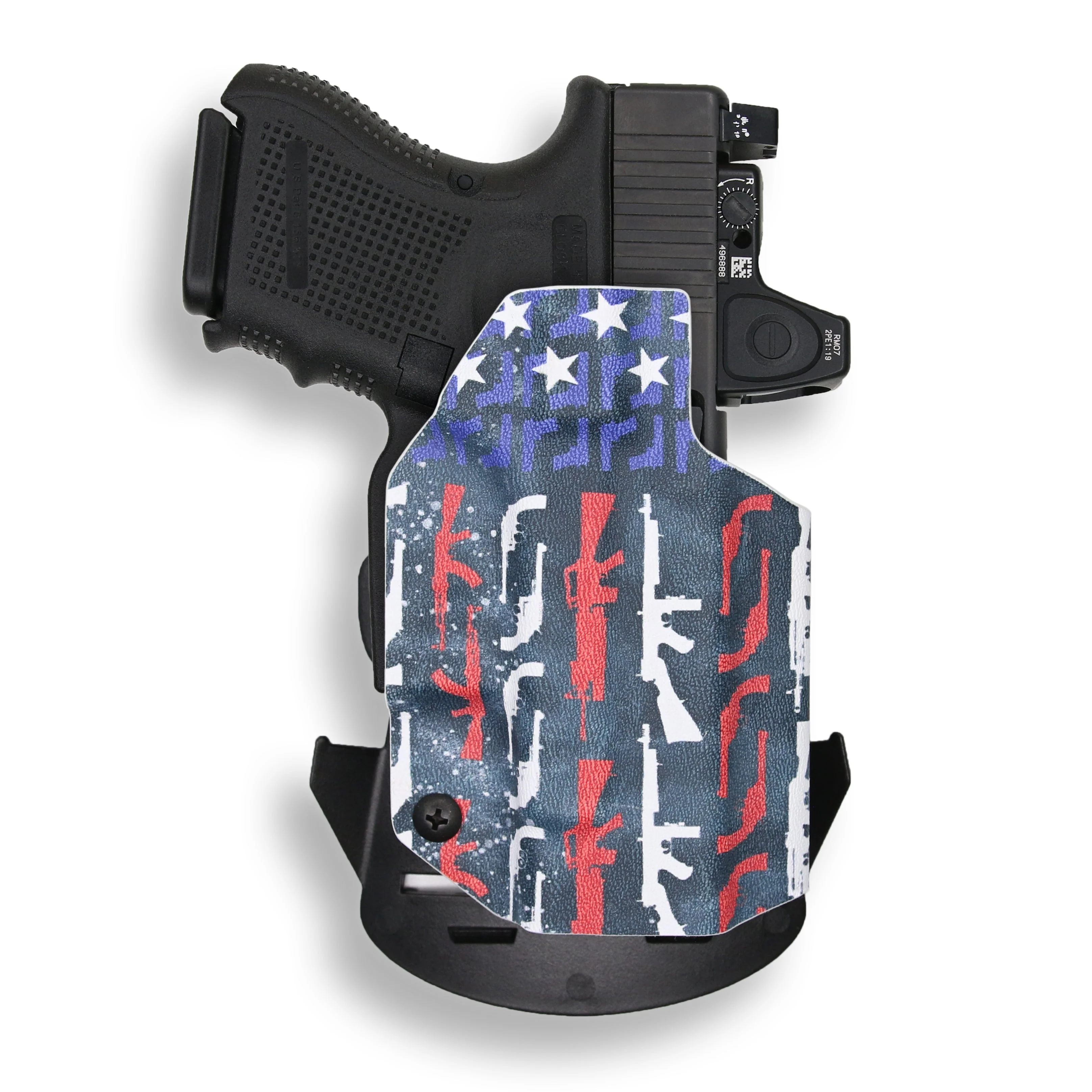 Glock 28 MOS Red Dot Optic Cut OWB Holster - Image 35