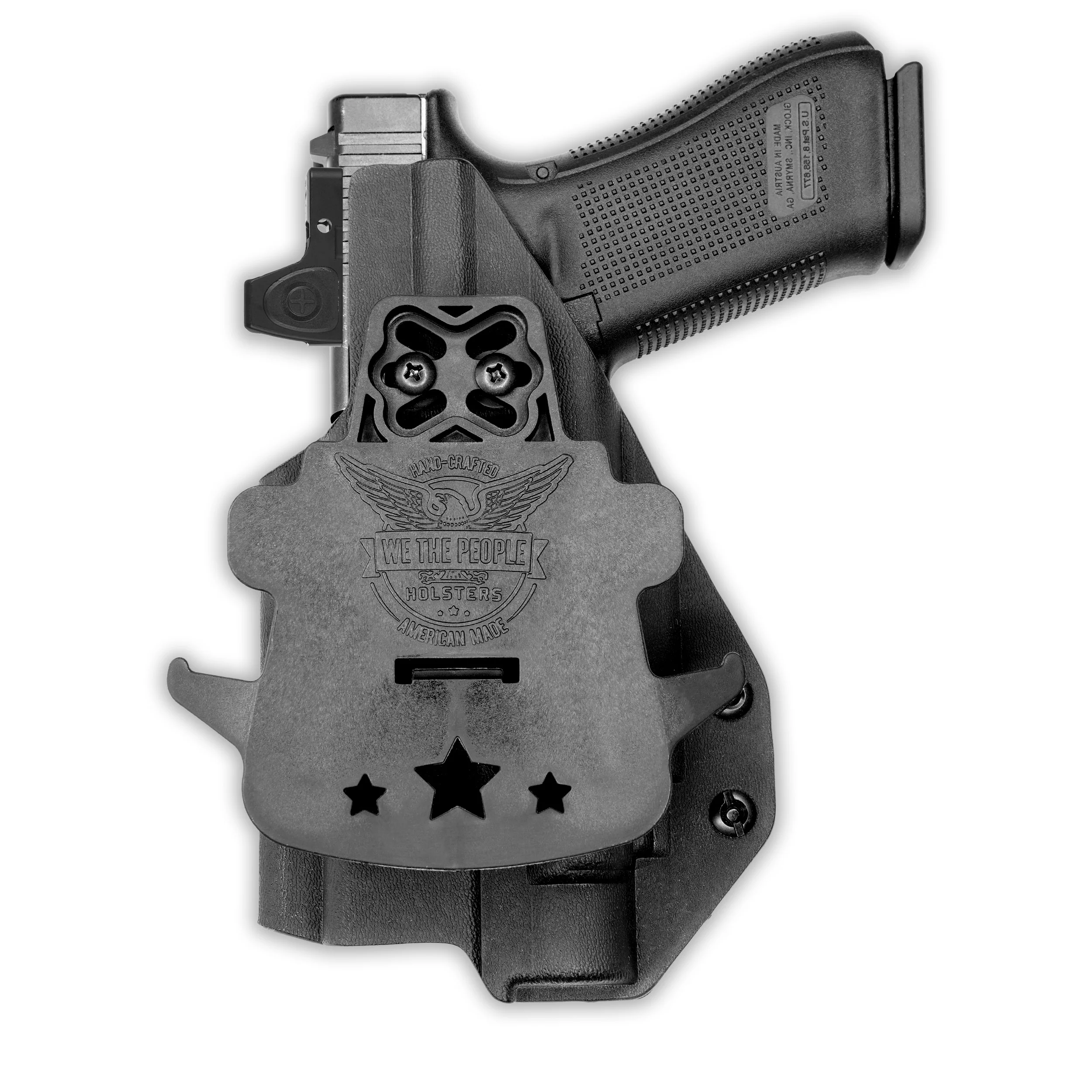 Glock 31 MOS with Olight Baldr Pro Light Red Dot Optic Cut OWB Holster - Image 2