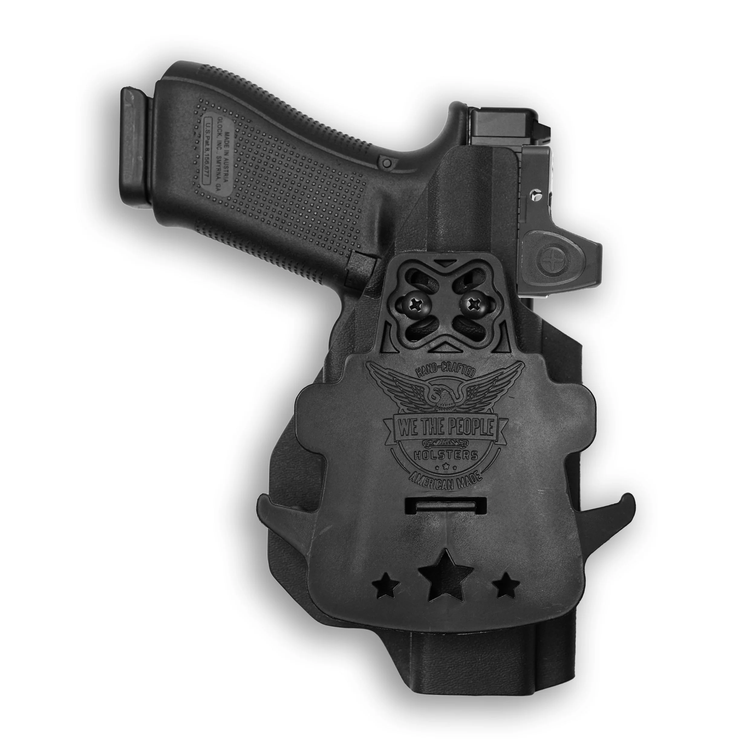 Glock 31 MOS with Olight Baldr S Light Red Dot Optic Cut OWB Holster - Image 4