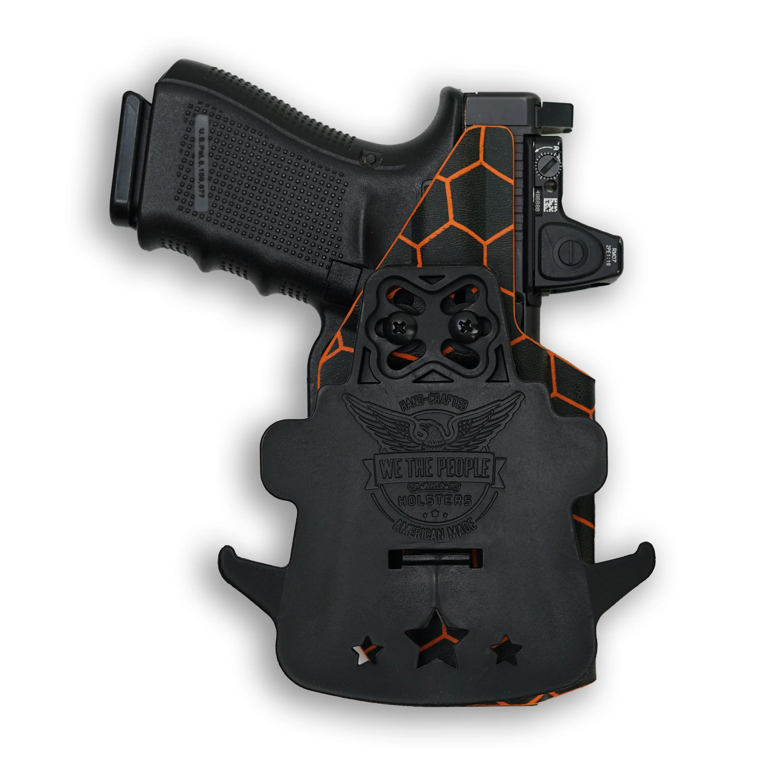 Glock 31 MOS with Olight PL-Mini 2 Valkyrie Light Red Dot Optic Cut OWB Holster - Image 70
