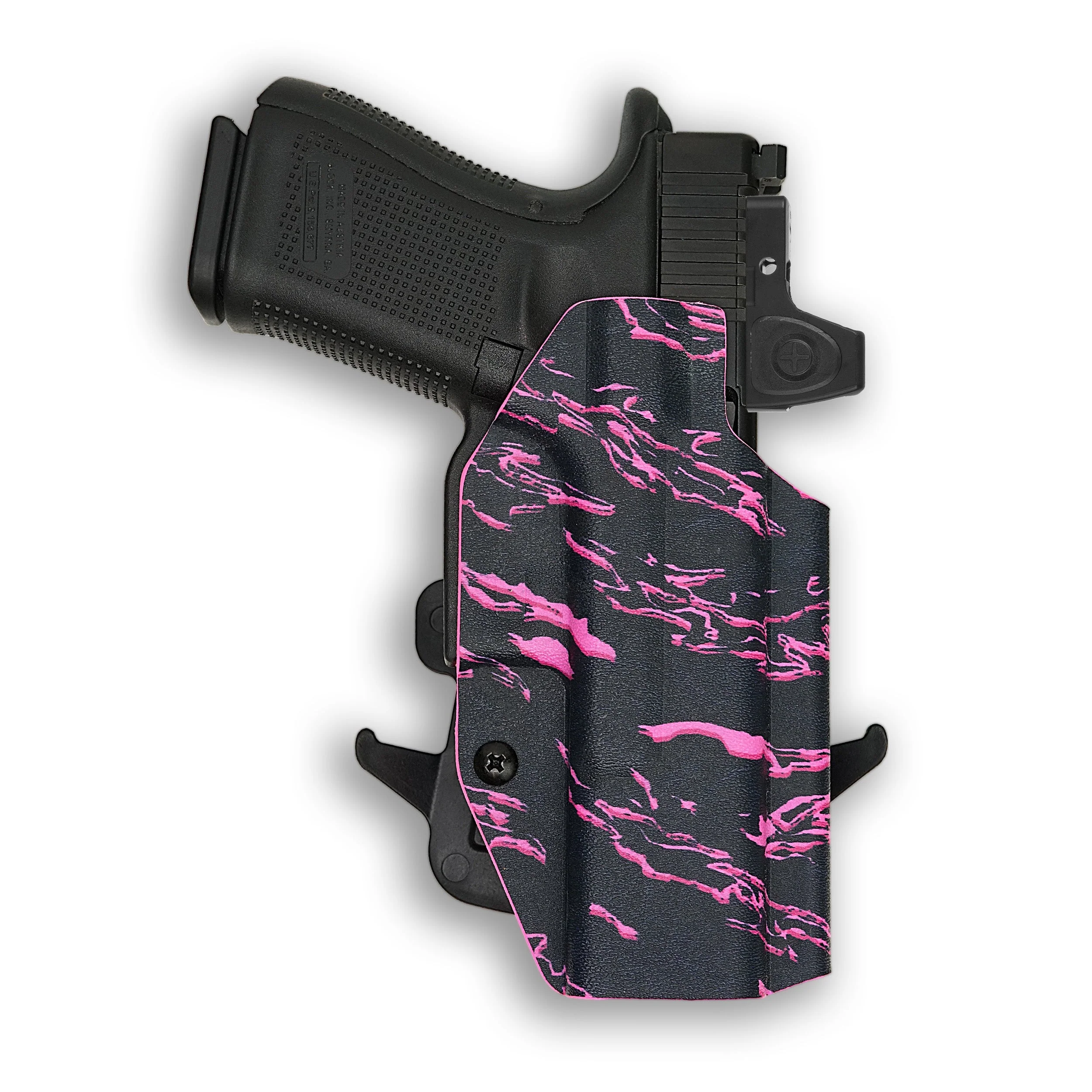 Glock 31 MOS with Olight PL-Mini 2 Valkyrie Light Red Dot Optic Cut OWB Holster - Image 87