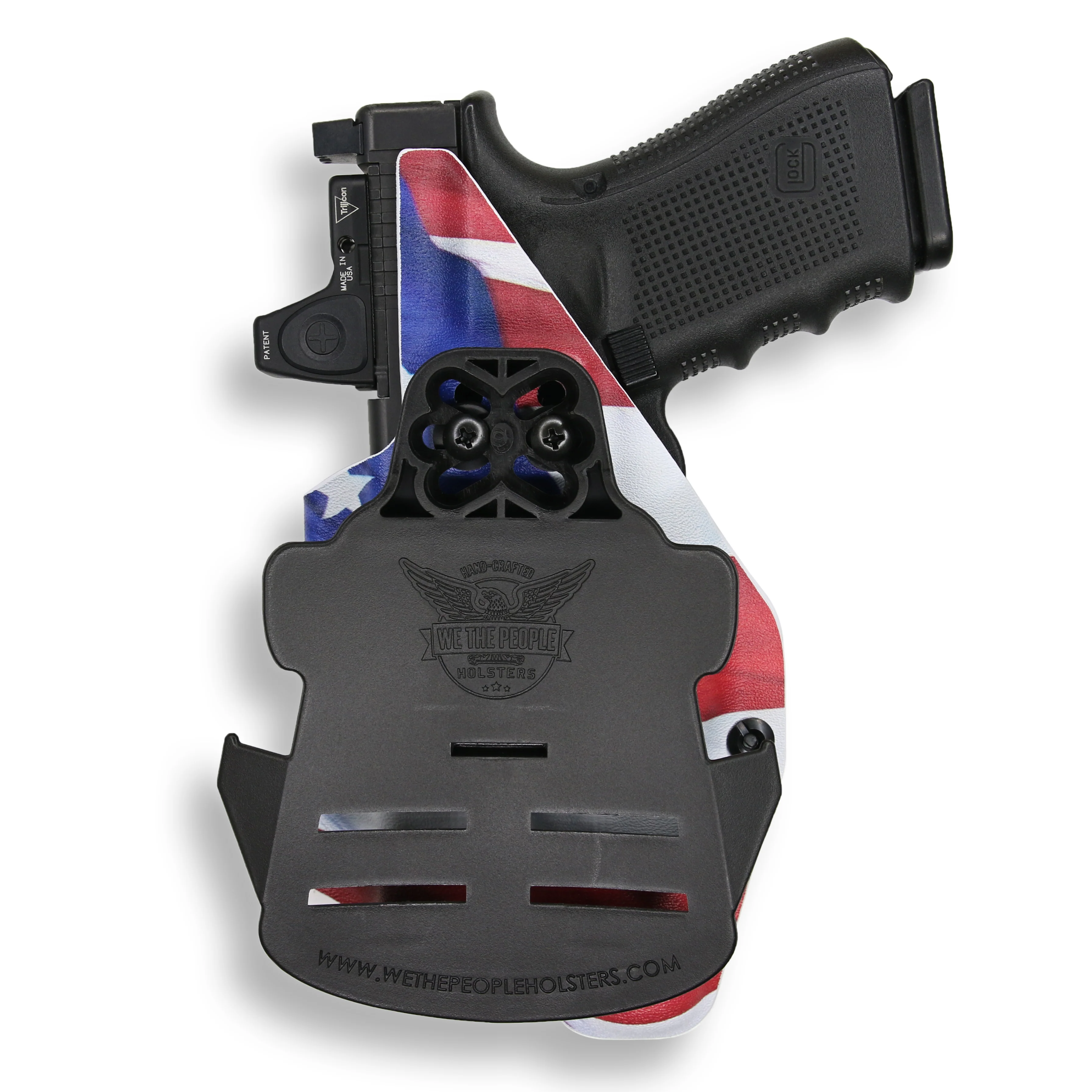 Glock 32 MOS with Streamlight TLR-1/1S/HL Light Red Dot Optic Cut OWB Holster - Image 10