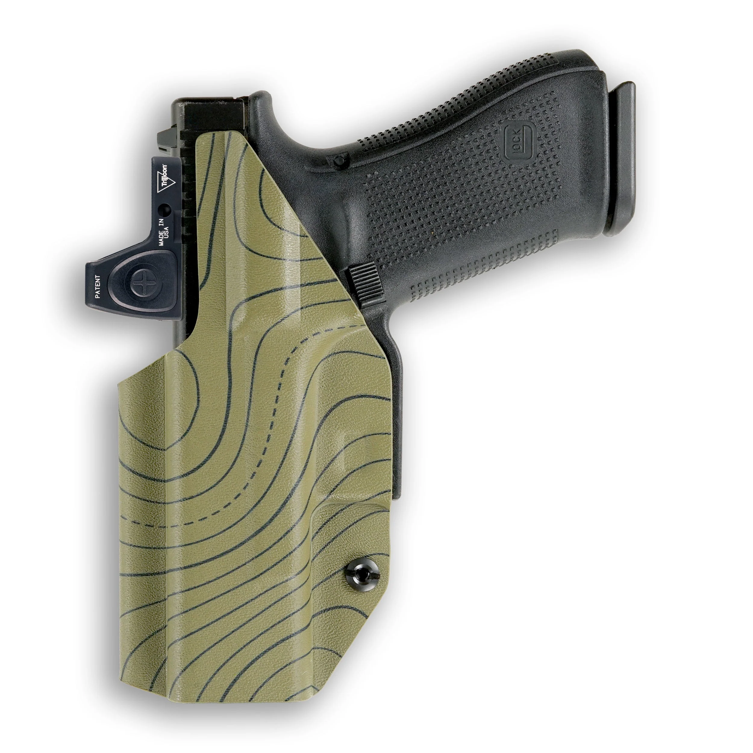 Glock 32 MOS with Streamlight TLR-7/7A/7X Light Red Dot Optic Cut IWB Holster - Image 108