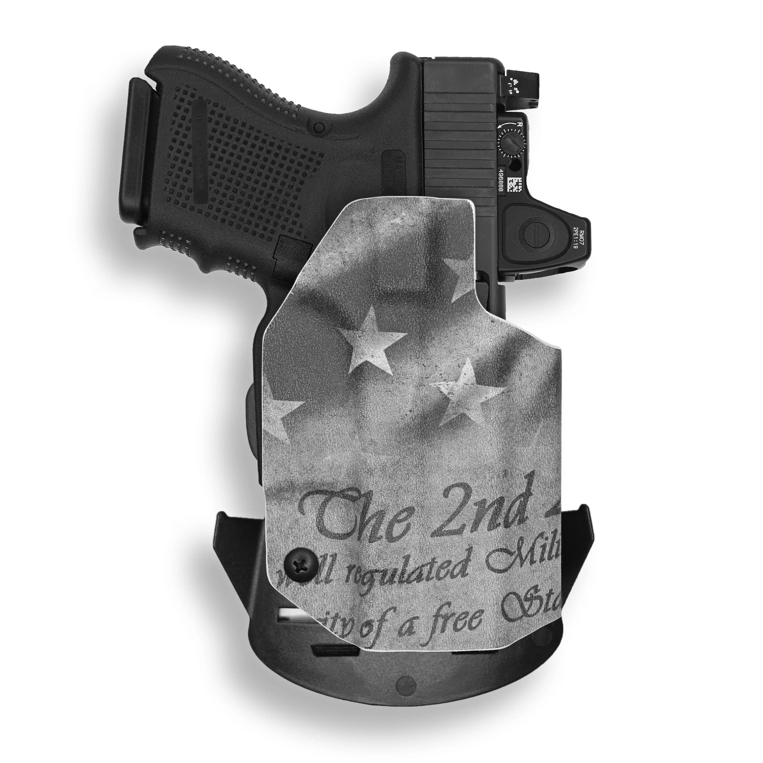 Glock 33 MOS Red Dot Optic Cut OWB Holster - Image 33