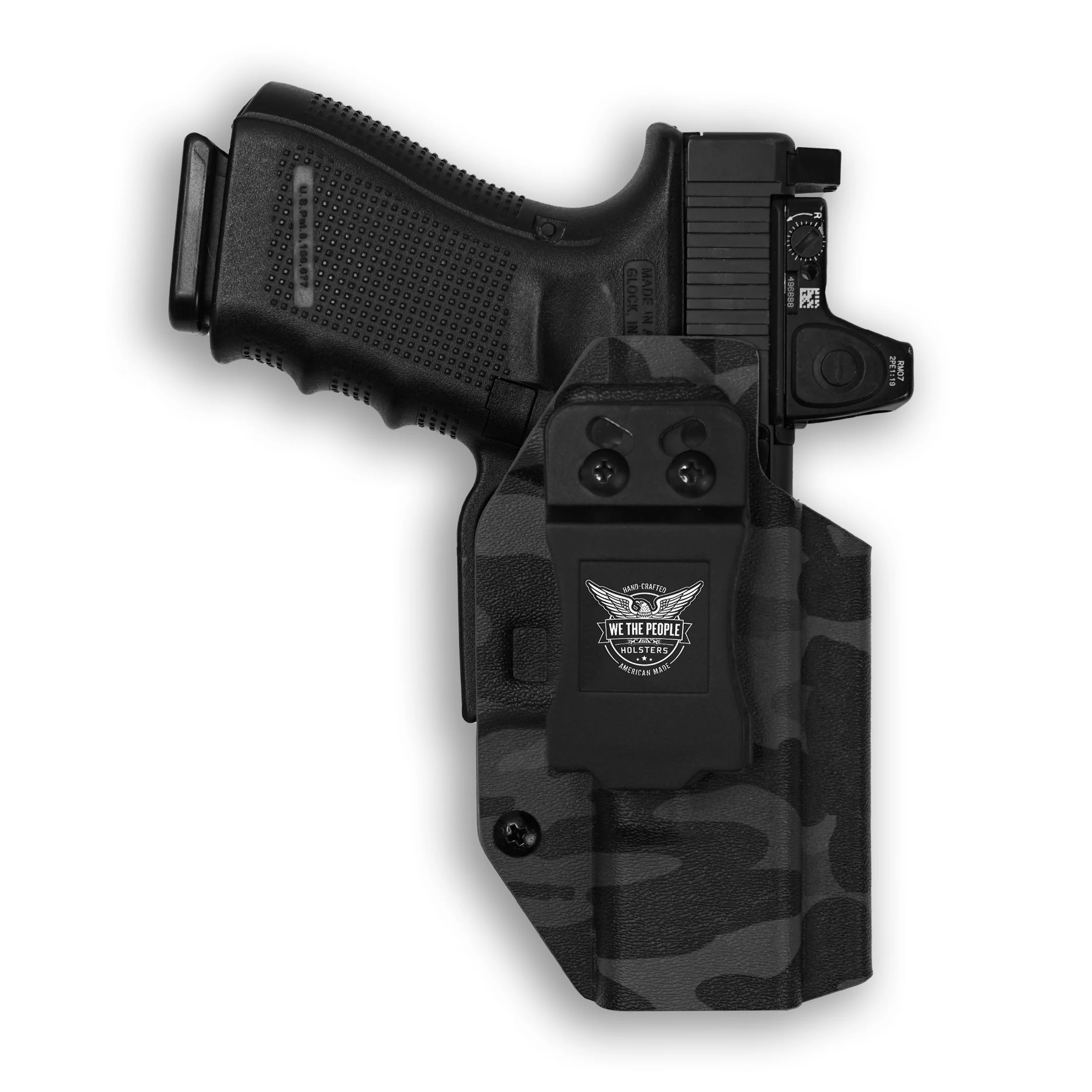 Glock 34 MOS with Olight Baldr Pro Light Red Dot Optic Cut IWB Holster - Image 75