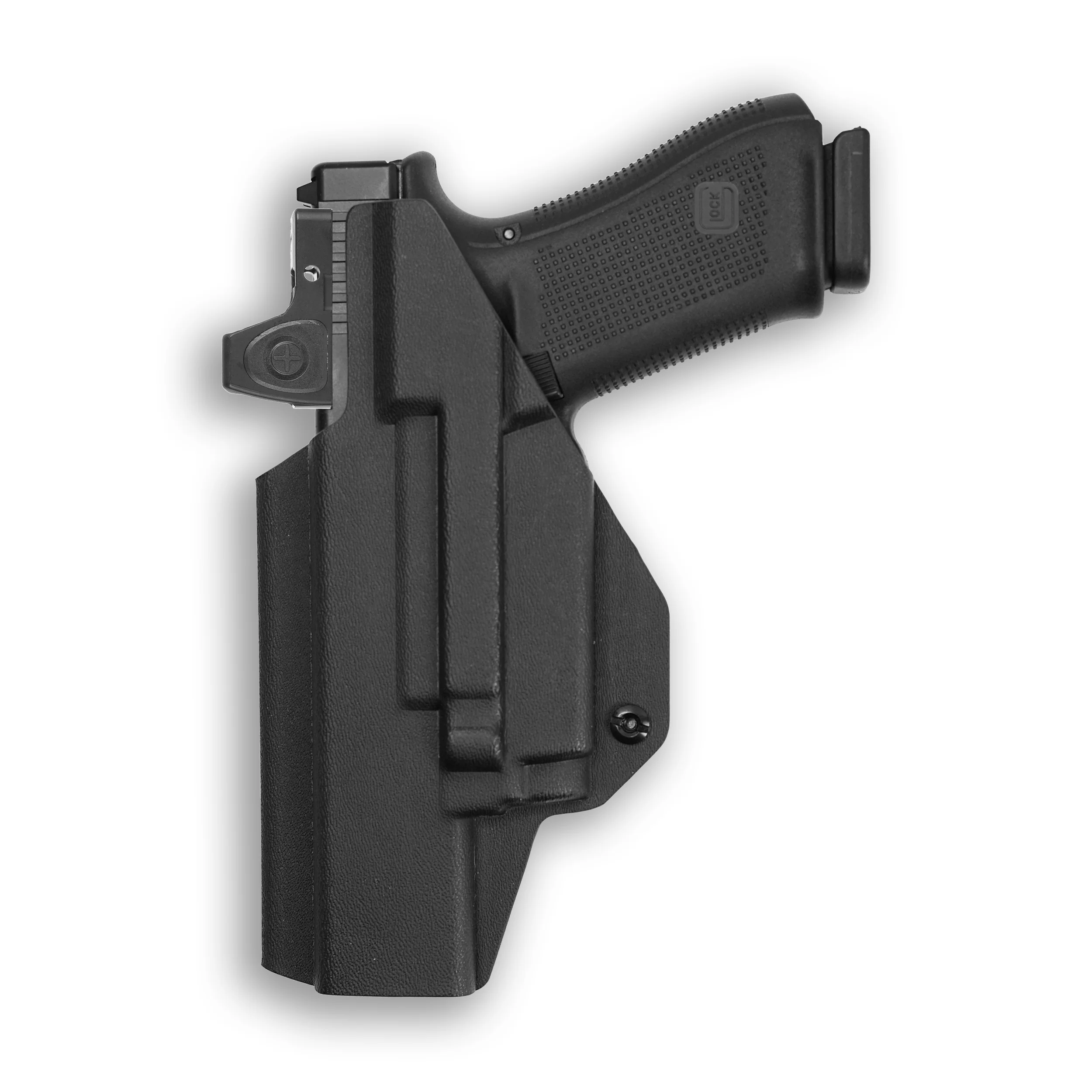Glock 34 MOS with Olight Baldr RL Mini Light Red Dot Optic Cut IWB Holster - Image 2