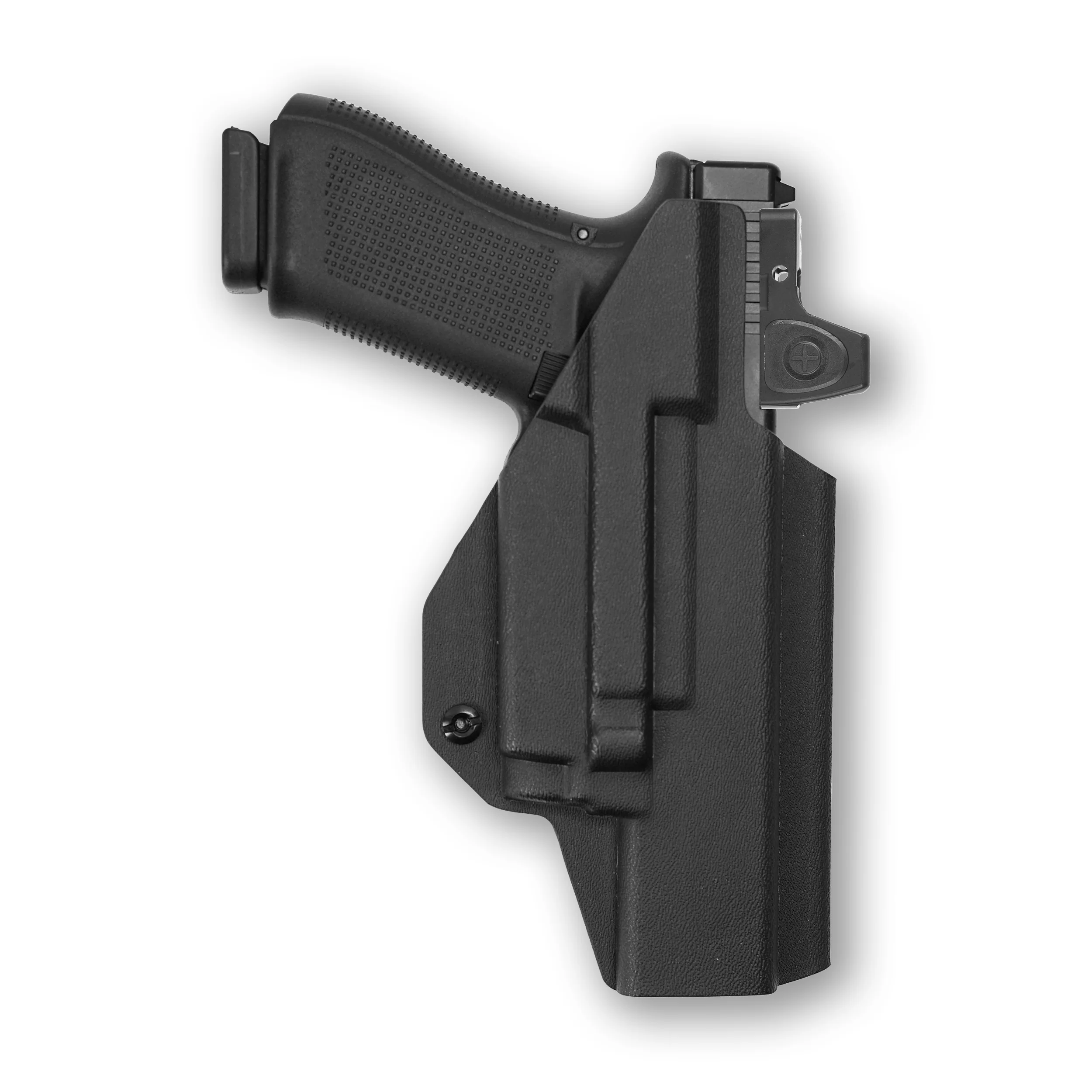 Glock 34 MOS with Olight Baldr RL Mini Light Red Dot Optic Cut IWB Holster - Image 4