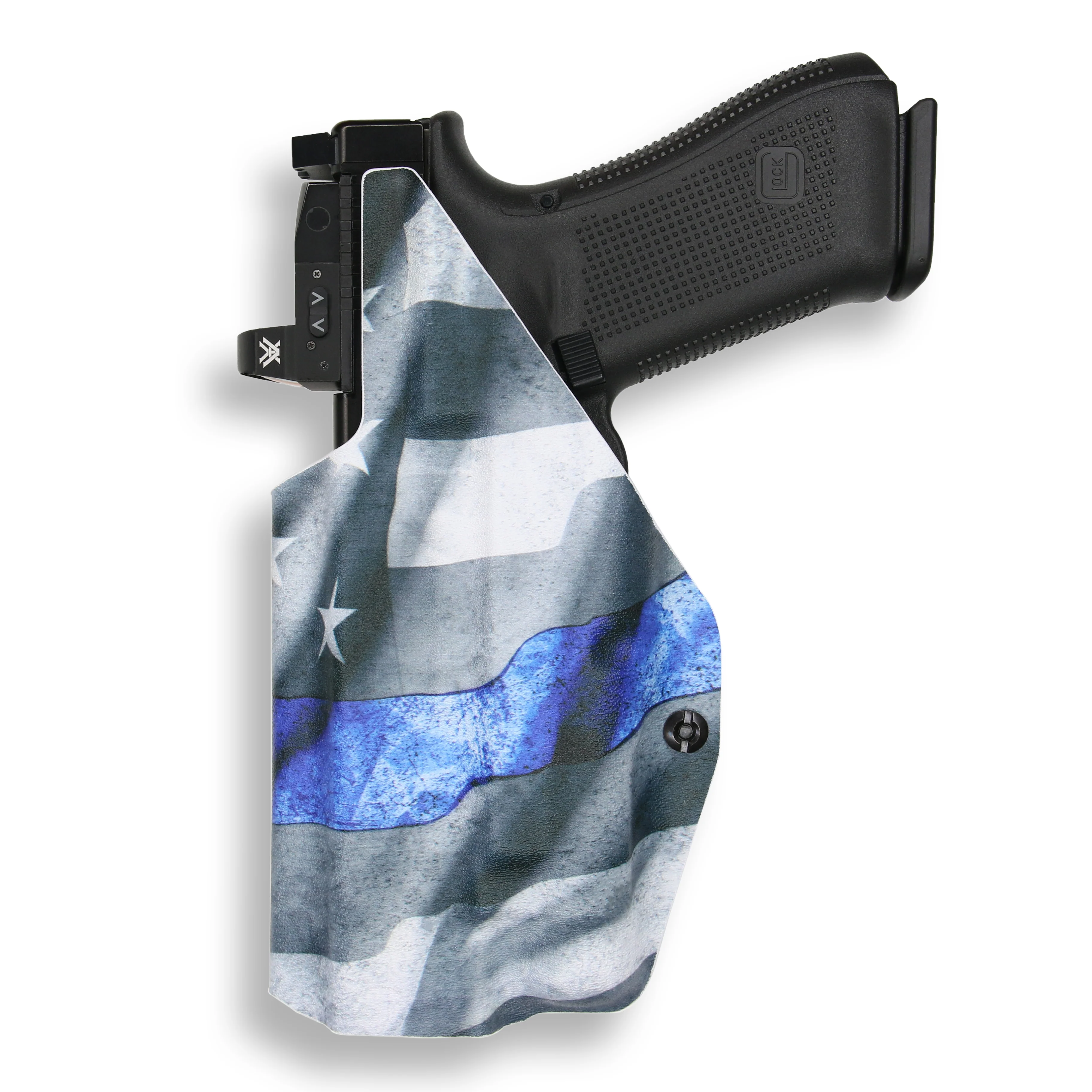 Glock 34 MOS with Streamlight TLR-1/1S/HL Light Red Dot Optic Cut IWB Holster - Image 12