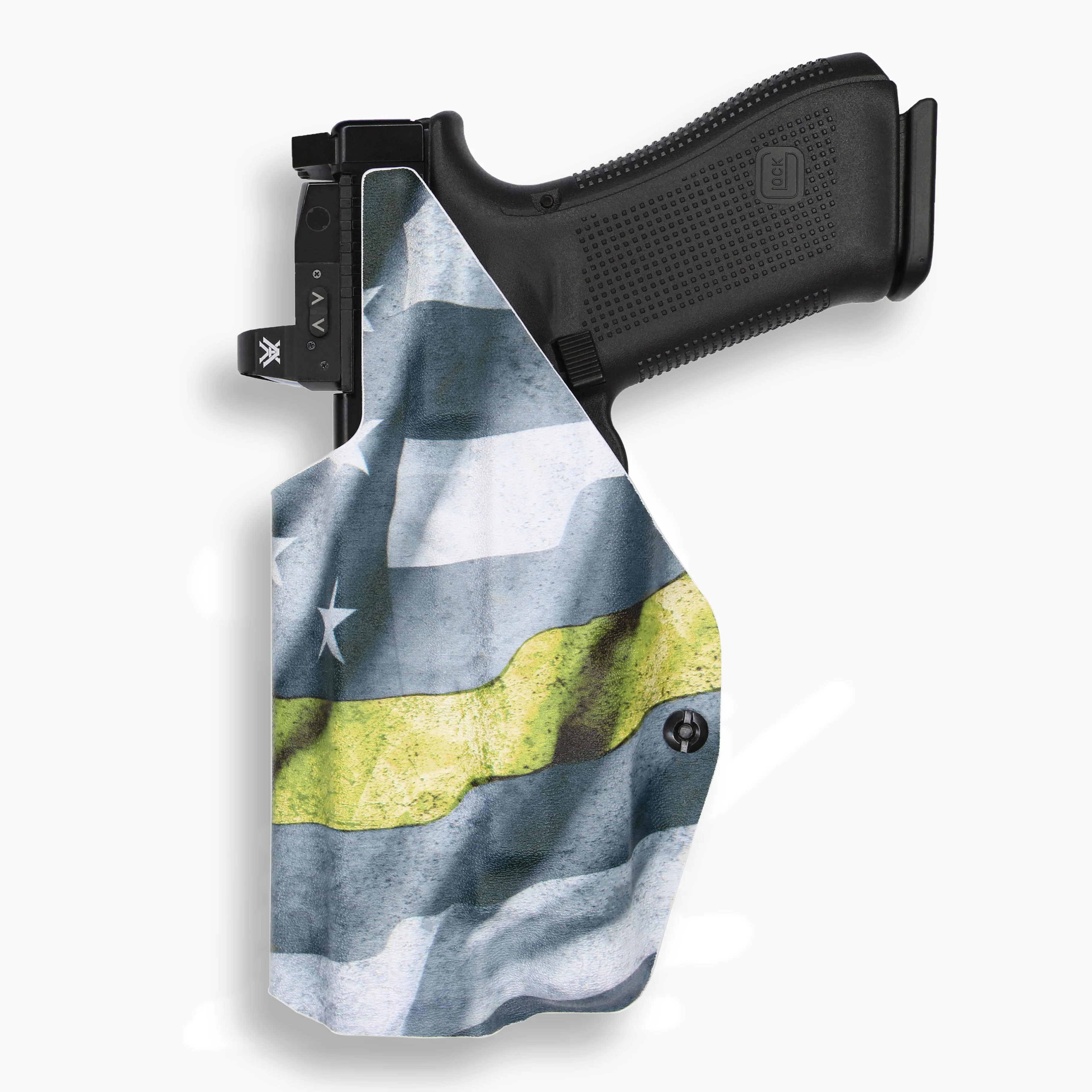 Glock 34 MOS with Streamlight TLR-1/1S/HL Light Red Dot Optic Cut IWB Holster - Image 16