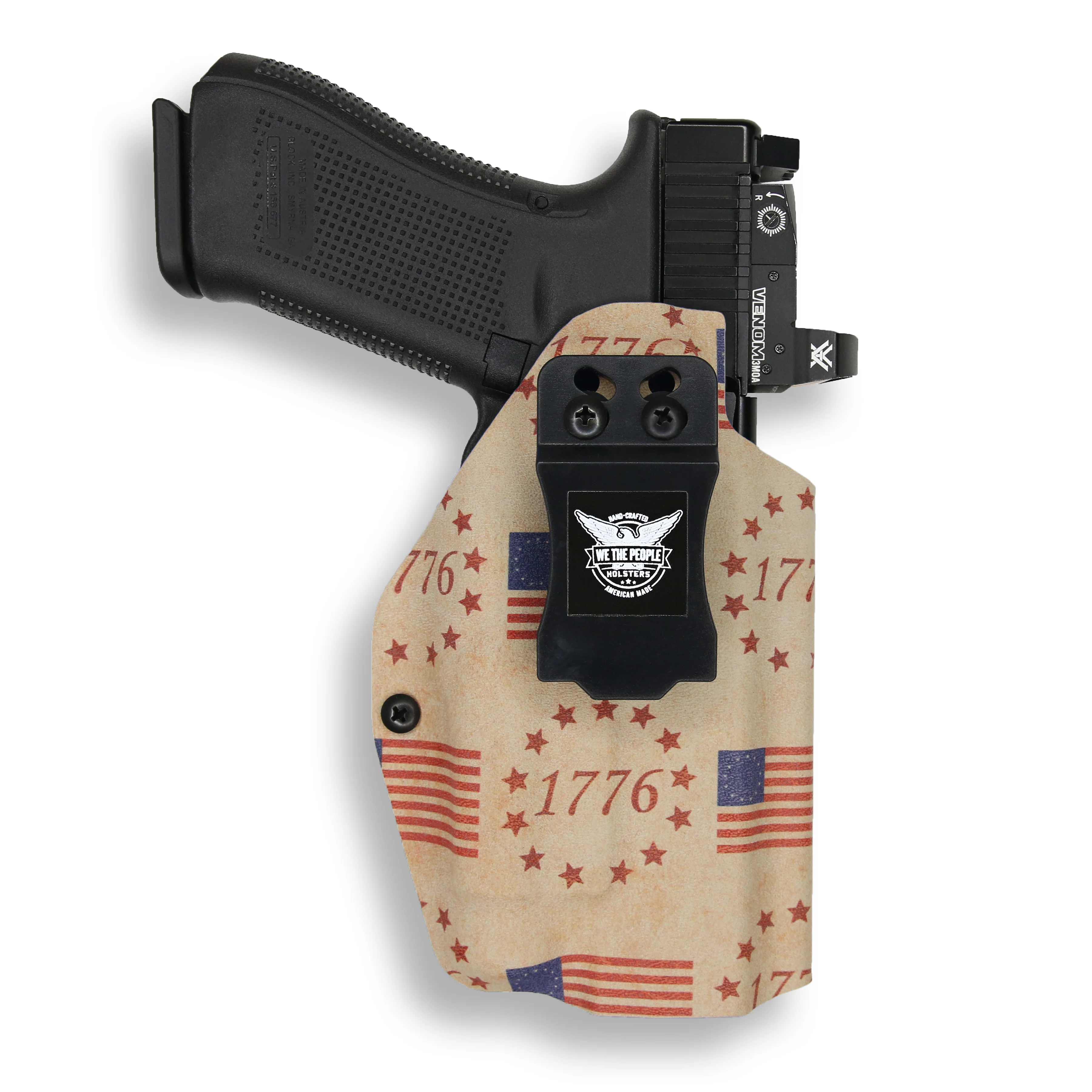 Glock 34 MOS with Streamlight TLR-1/1S/HL Light Red Dot Optic Cut IWB Holster - Image 30